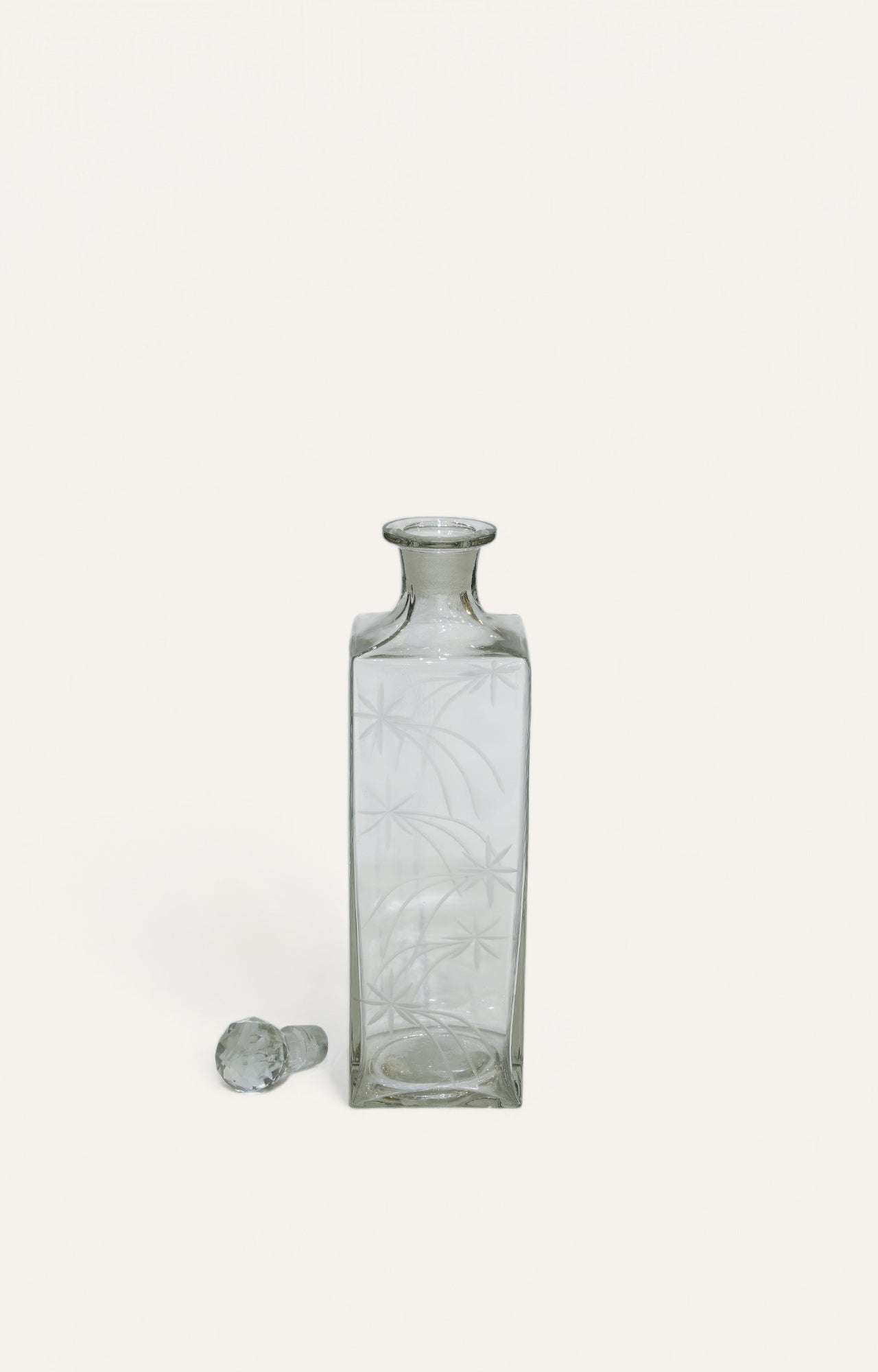 Hermes Transparent Glass Decanter