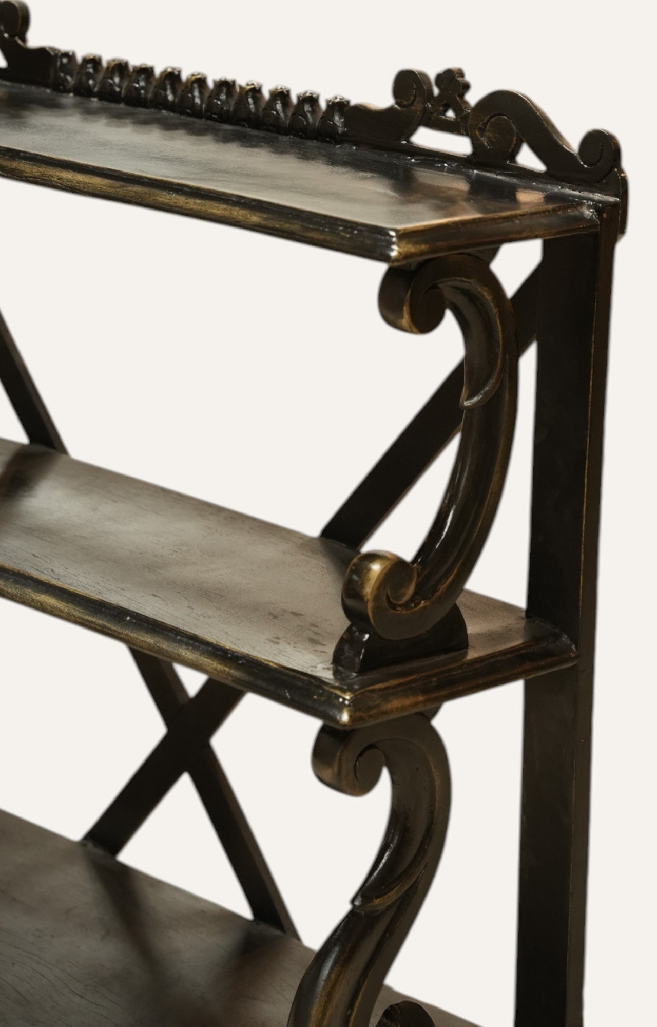 Colonial Style Mango Wood Shelf