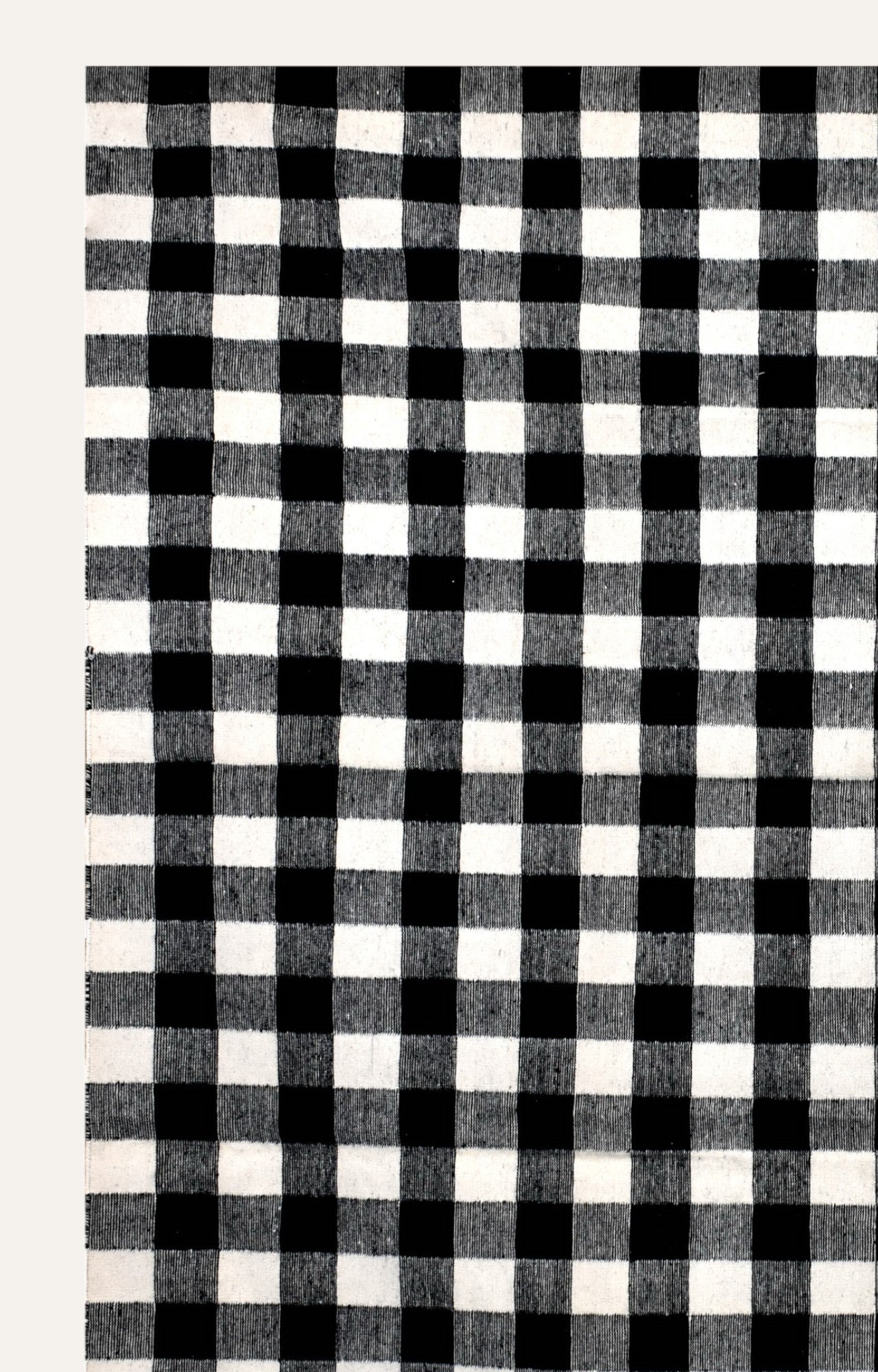 Handwoven Gingham pattern Rug