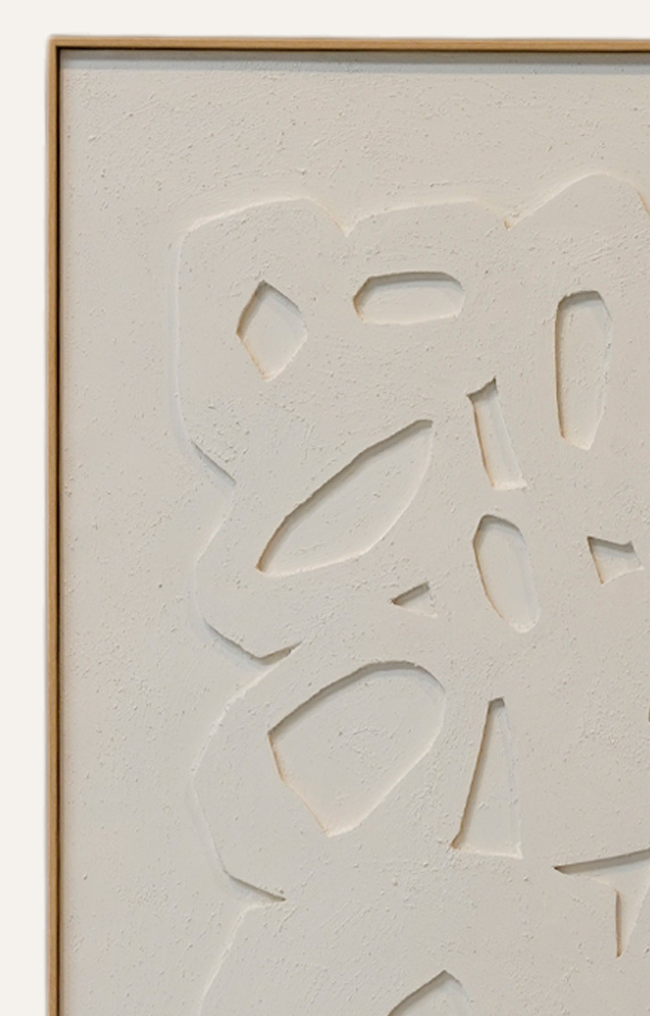 3D Abstract Relief Art with Frame