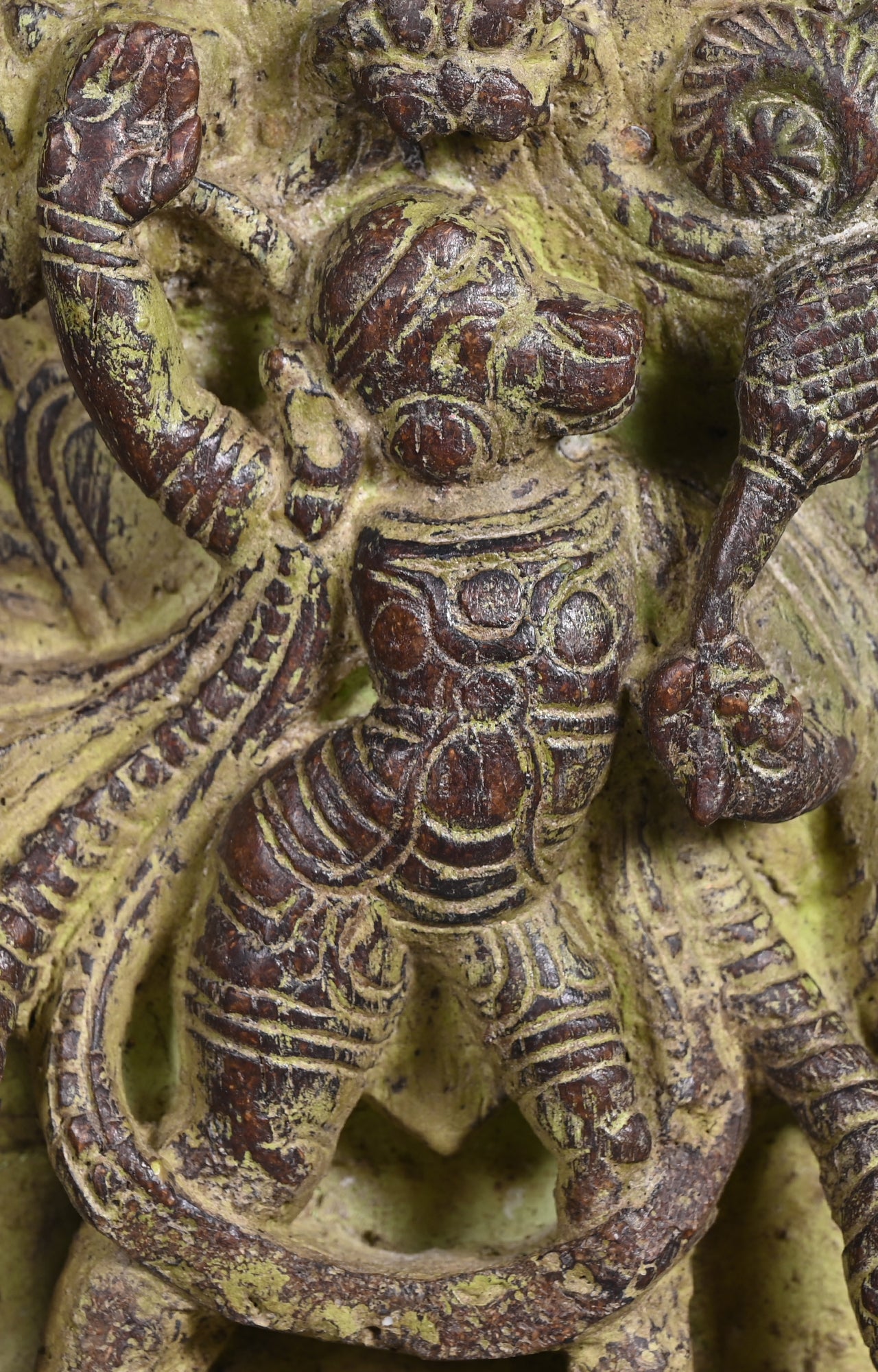 Antique Wood Carved Panel