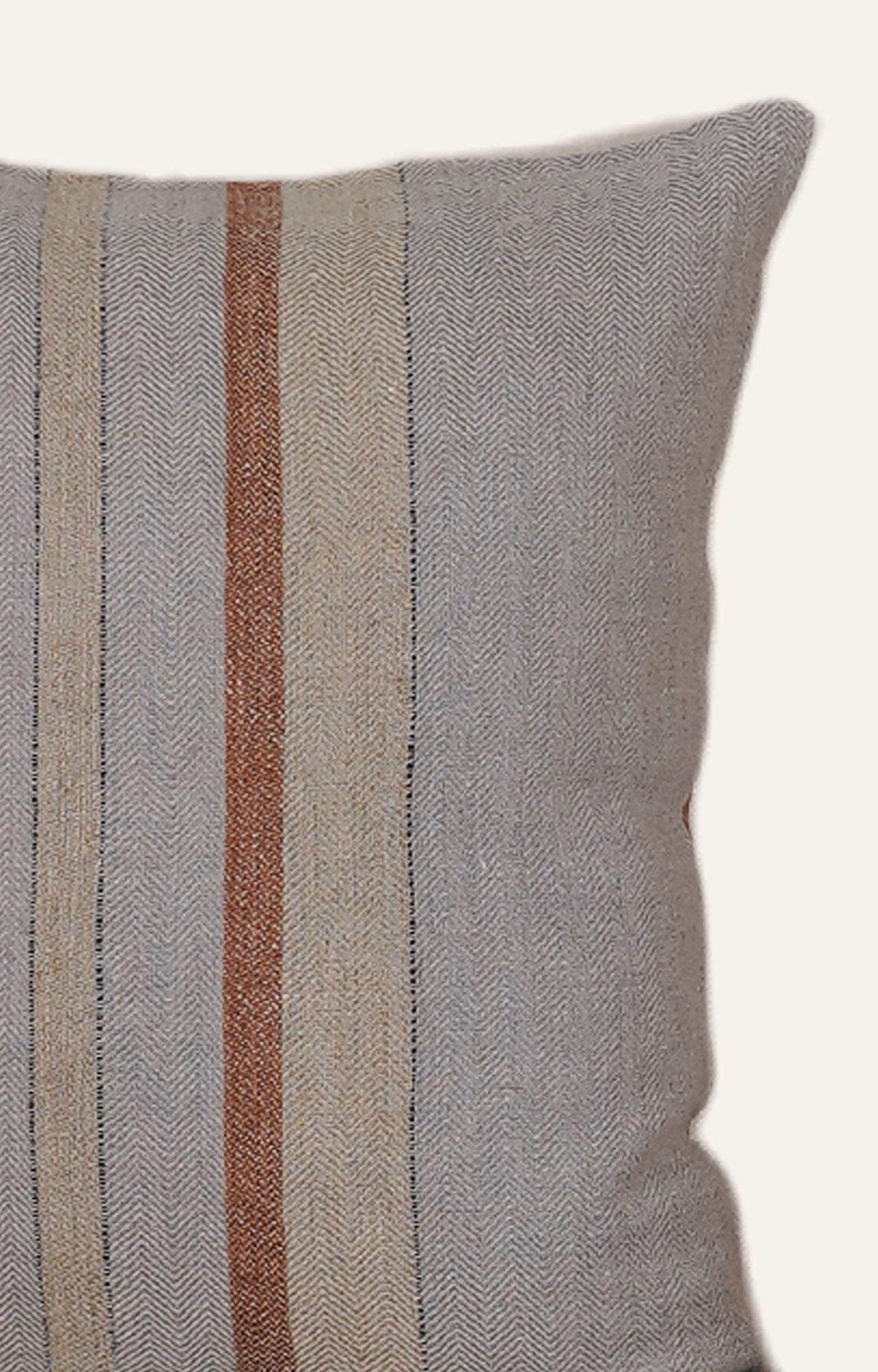 Refined Rust: Cotton Cushion Cover