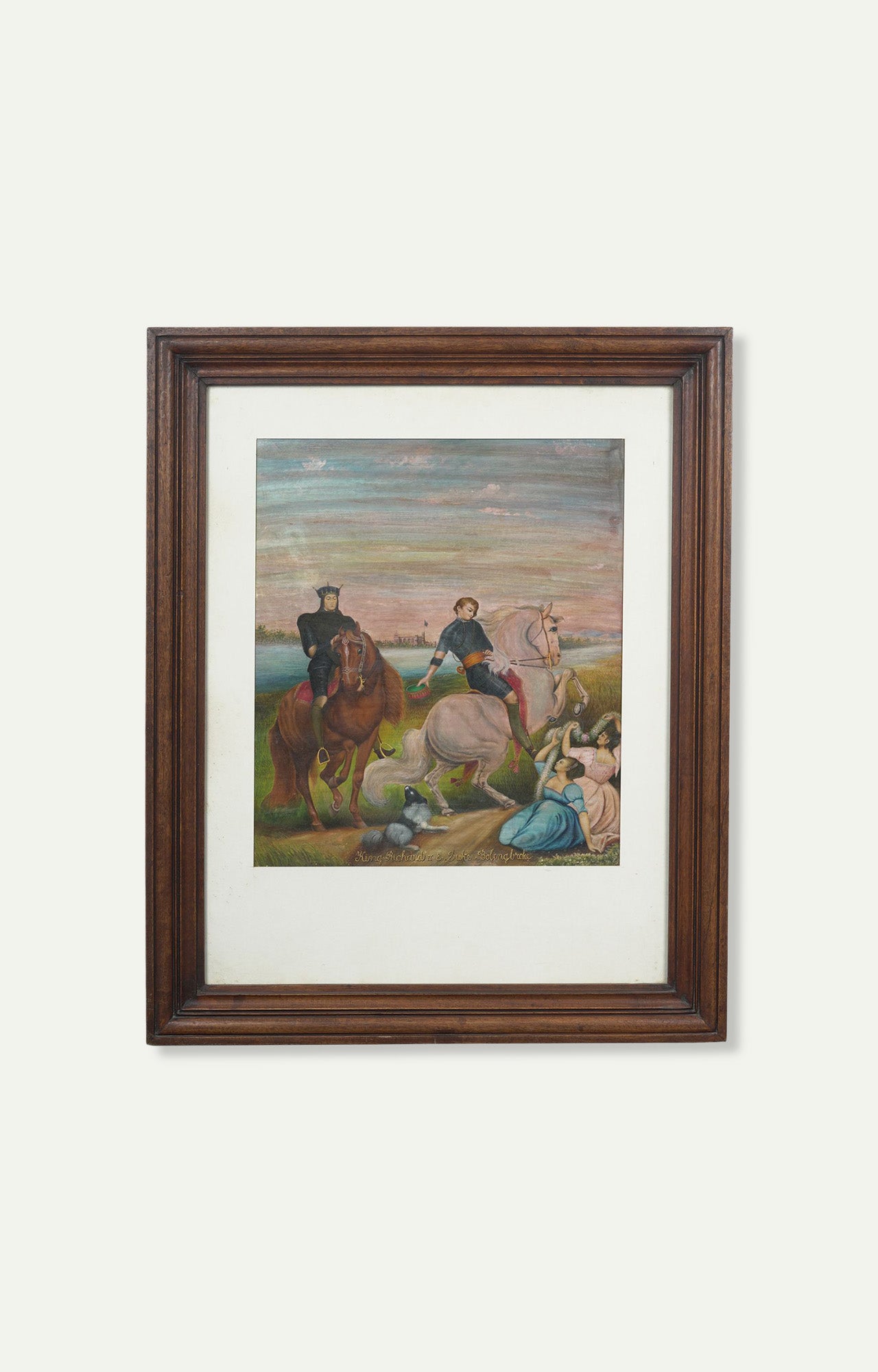 European subject oil painting (Framed)