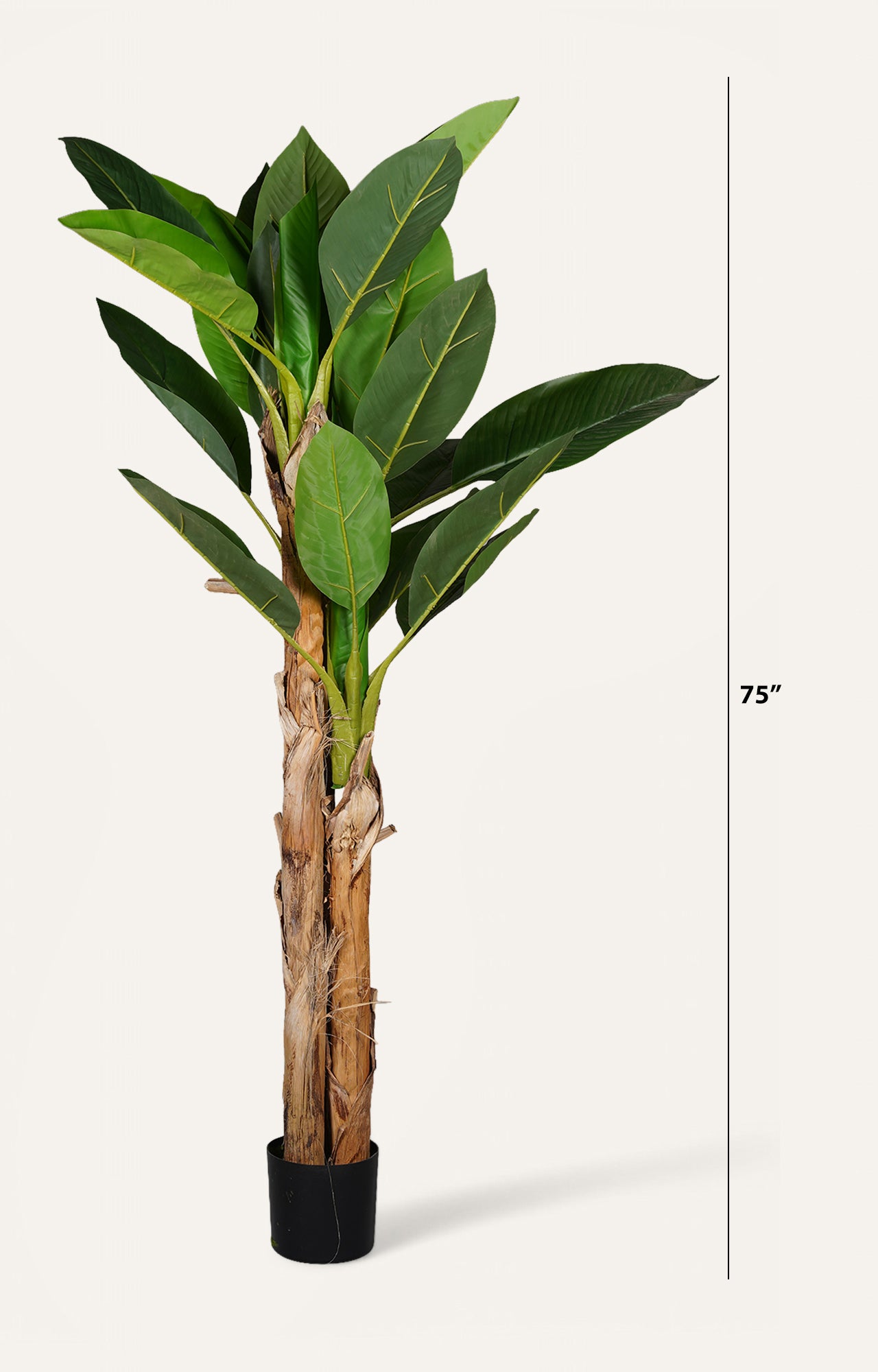 Artificial Banana Leaf Plant – 6.5 Feet