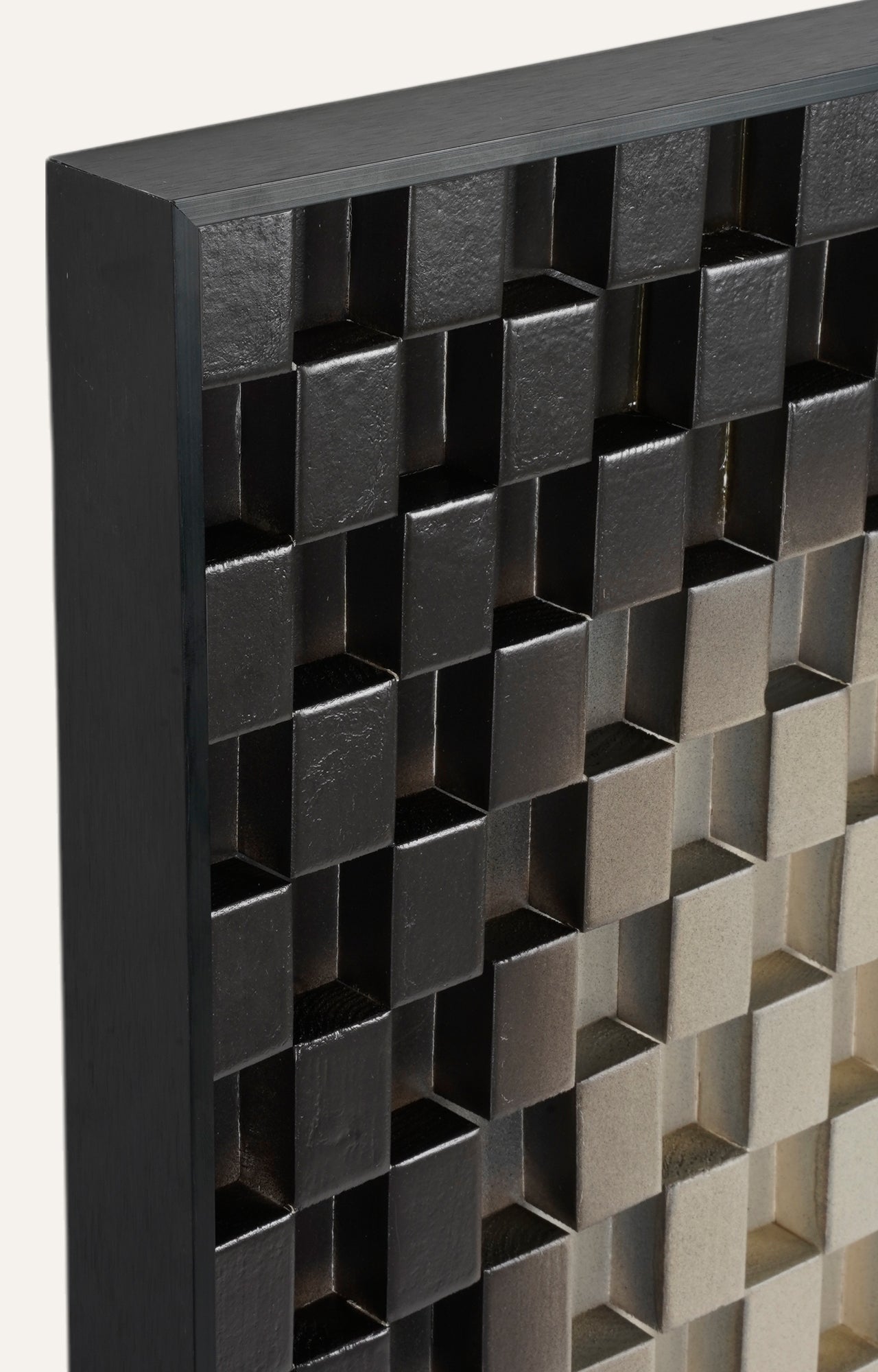 Black And White Embossed 3d Wall Art