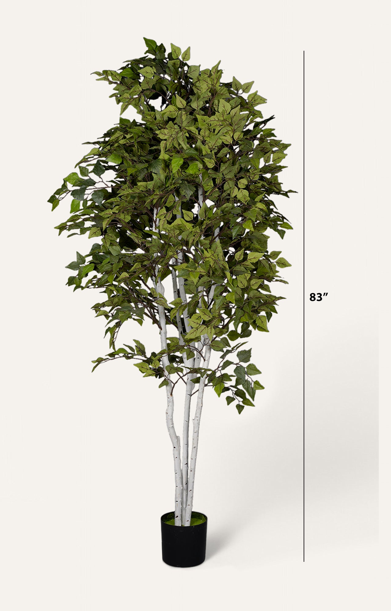 Artificial Birch Leaf Tree – 7 Feet