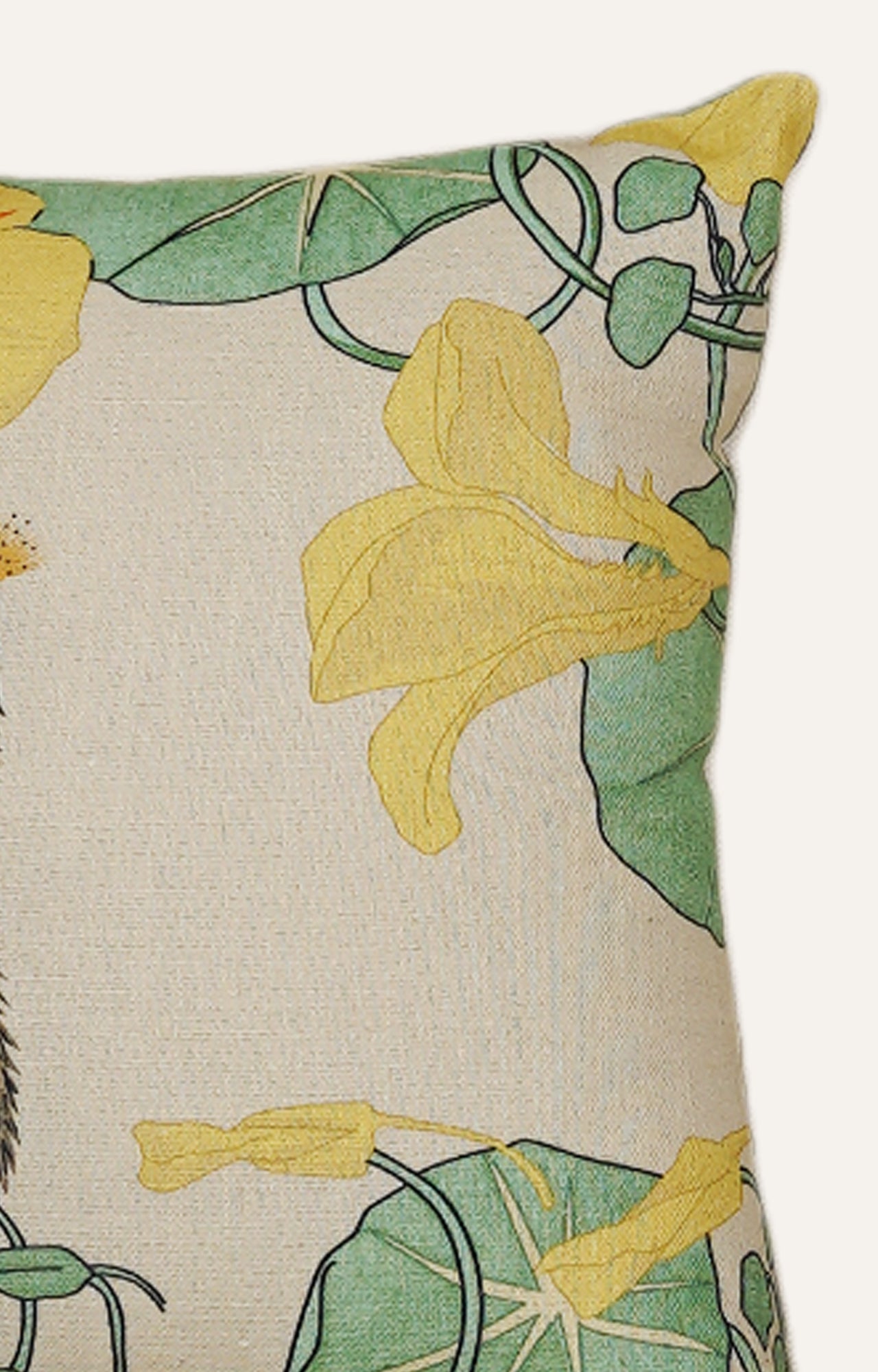 Royal Peacock Cotton Cushion Cover