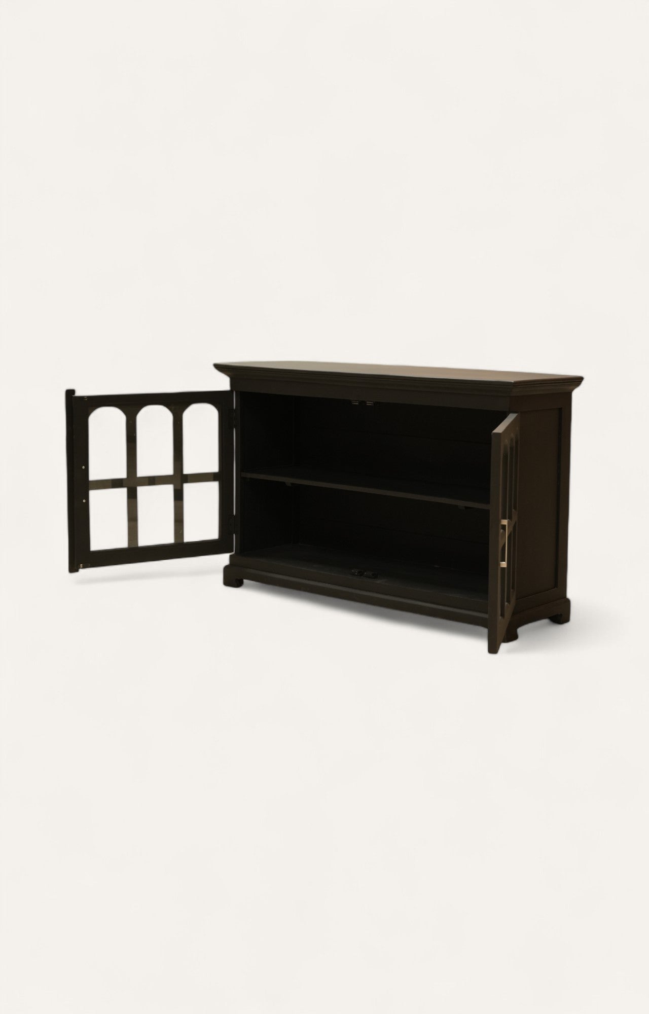 Scalloped Sideboard with Glass Shutter