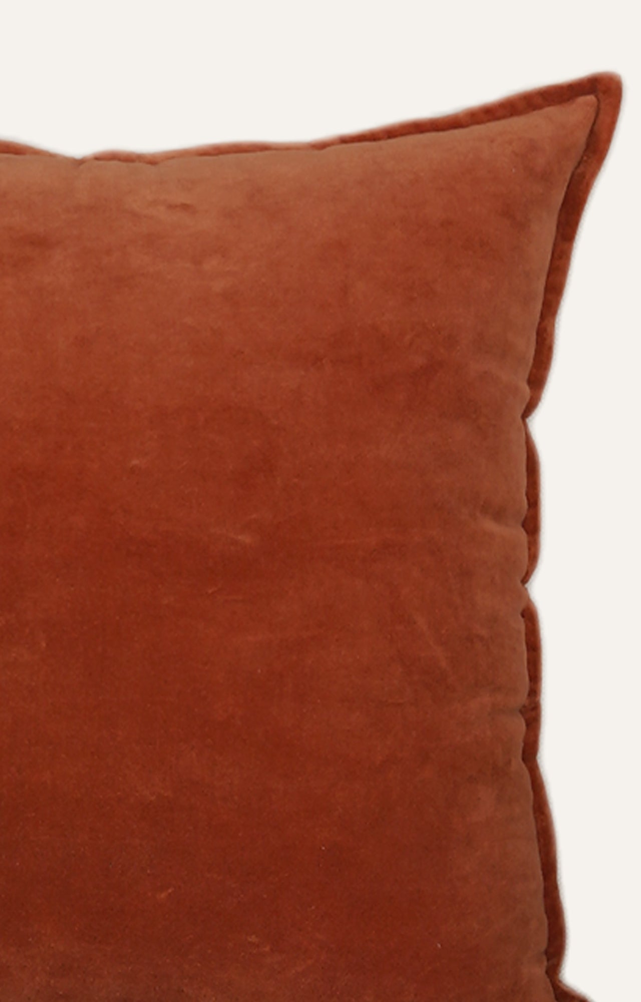Tangerine Velvet Cushion Cover