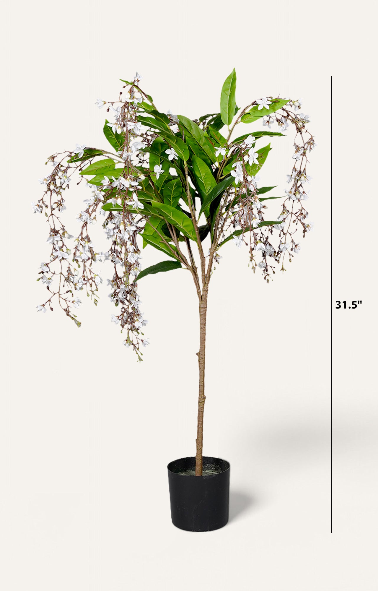 Artificial Jasmine Cascade Tree – 2.5 Feet