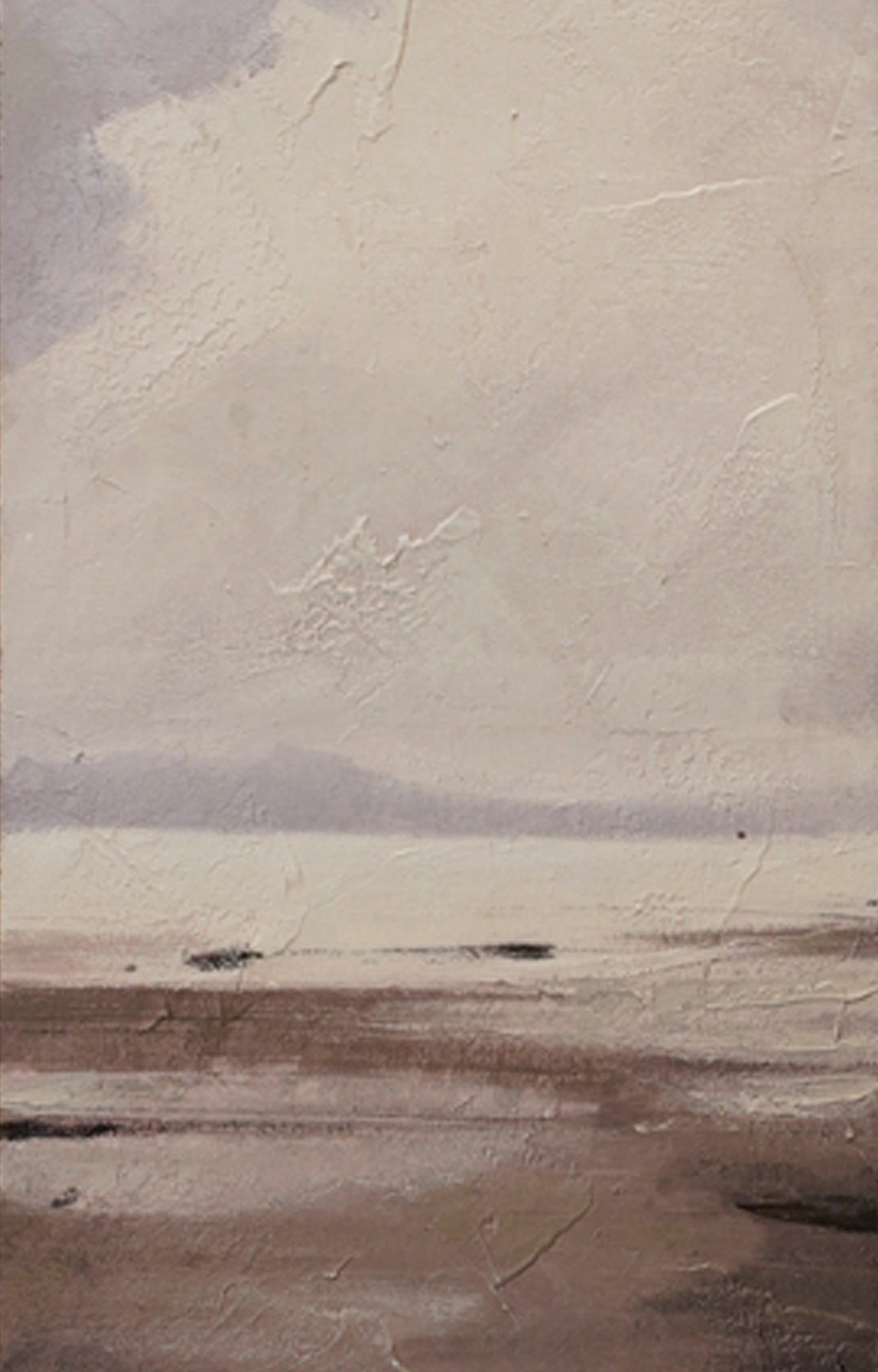 Landscape Canvas Heavy Textured Art on Hessian Set of 3