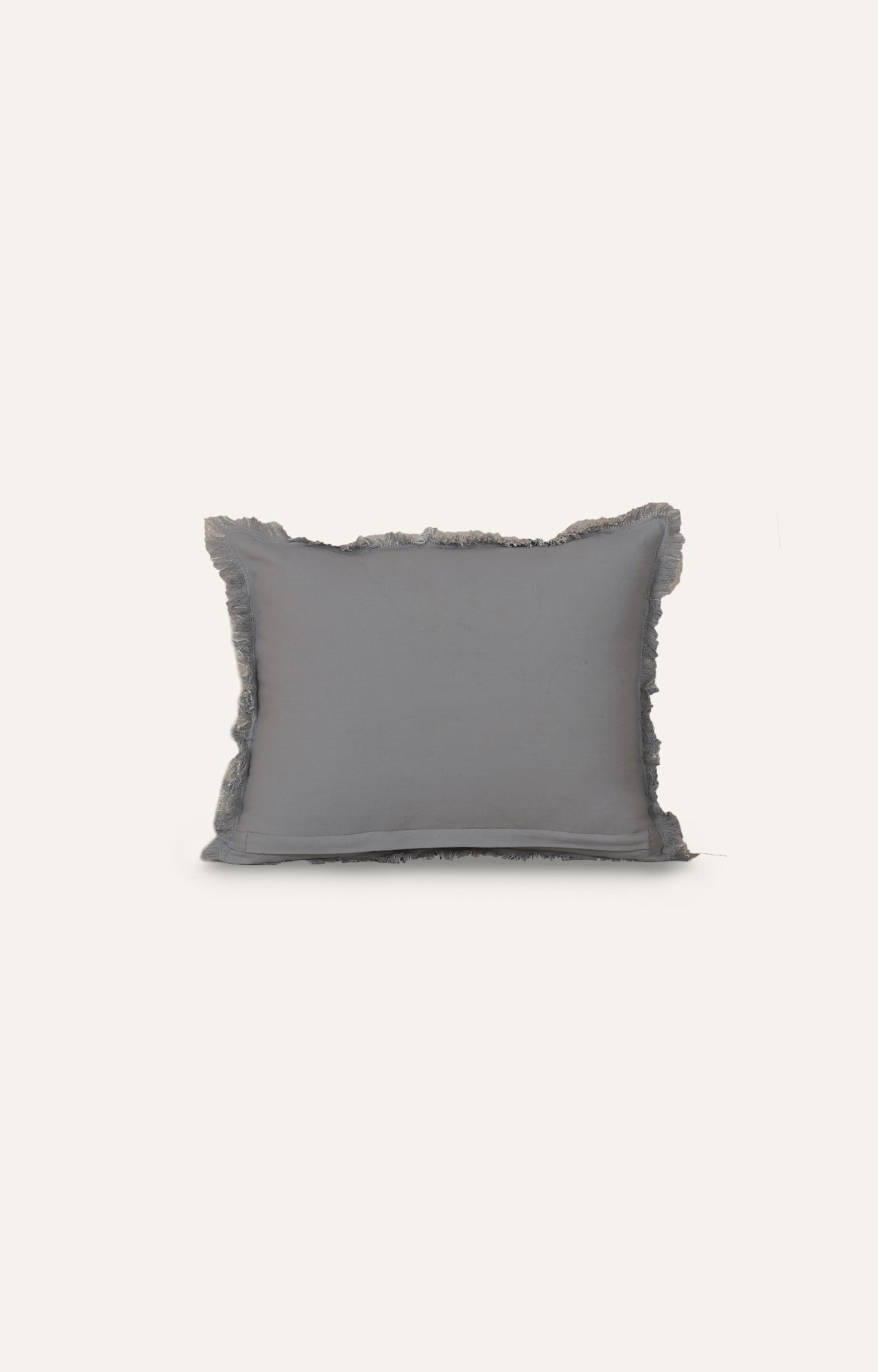 Indigo Wave Linen Cushion Cover
