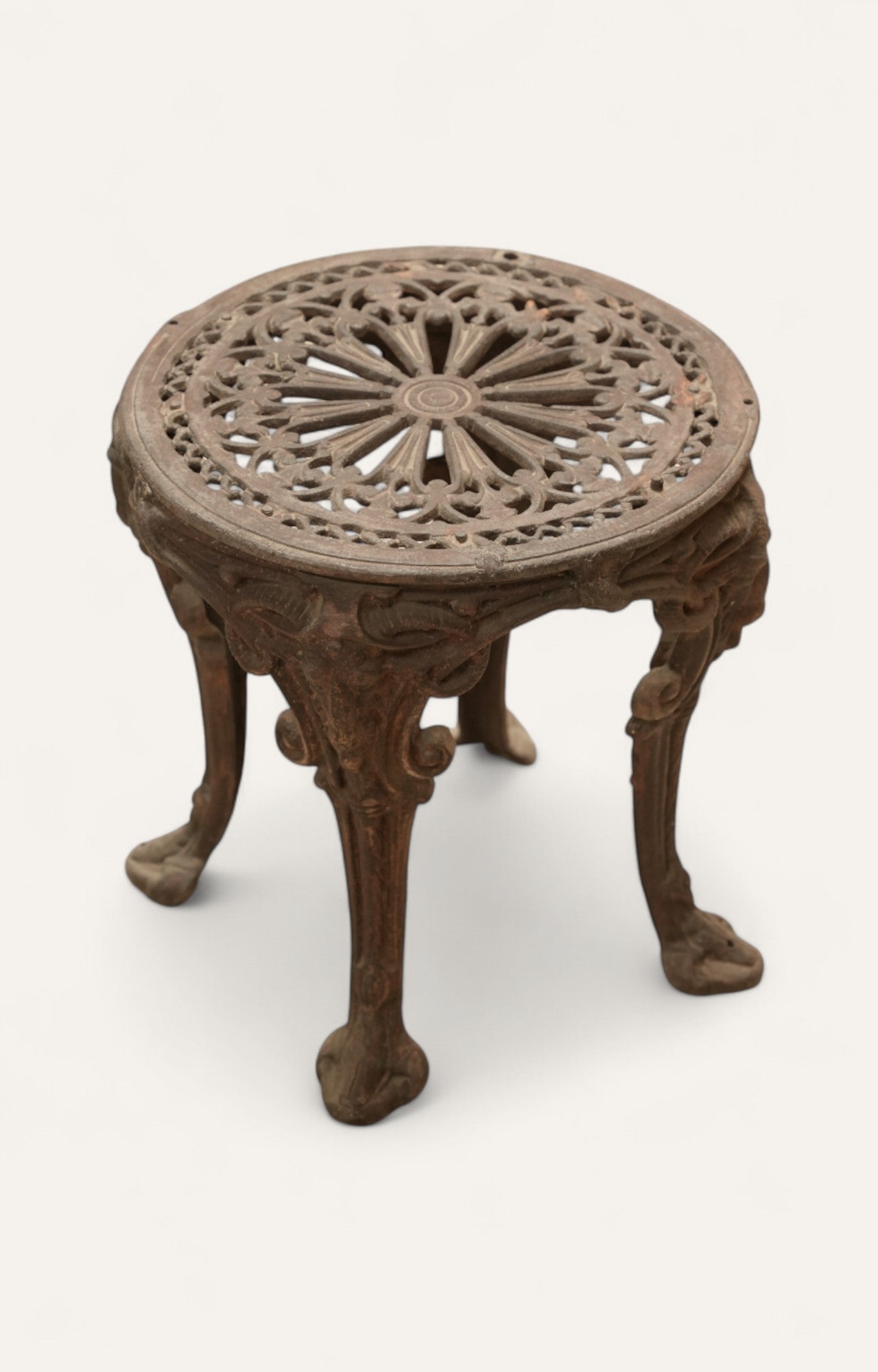 Wrought Iron Outdoor Side Table