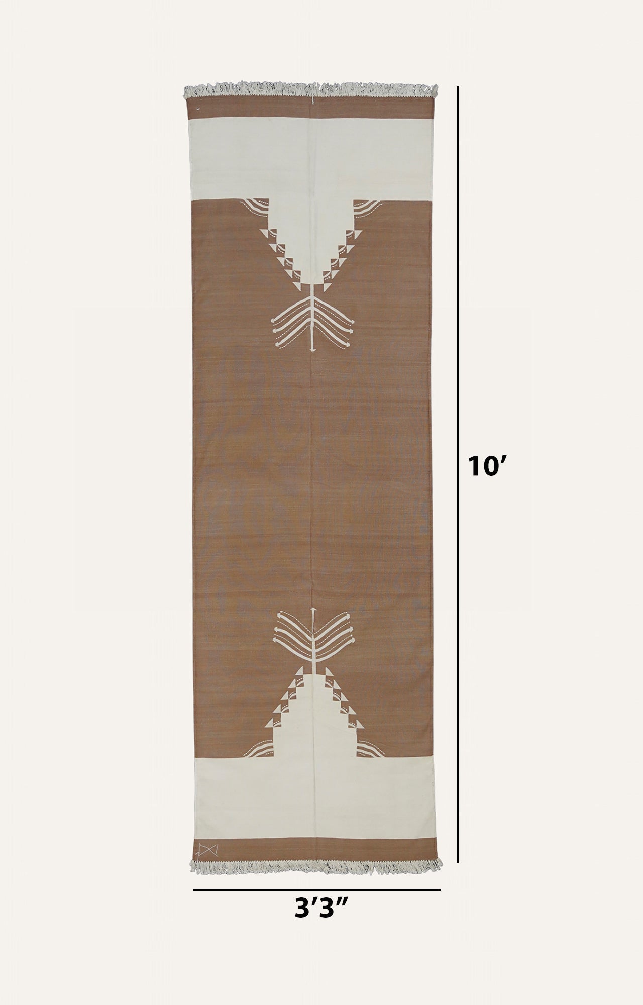 Earthy Handwoven Cotton Rug