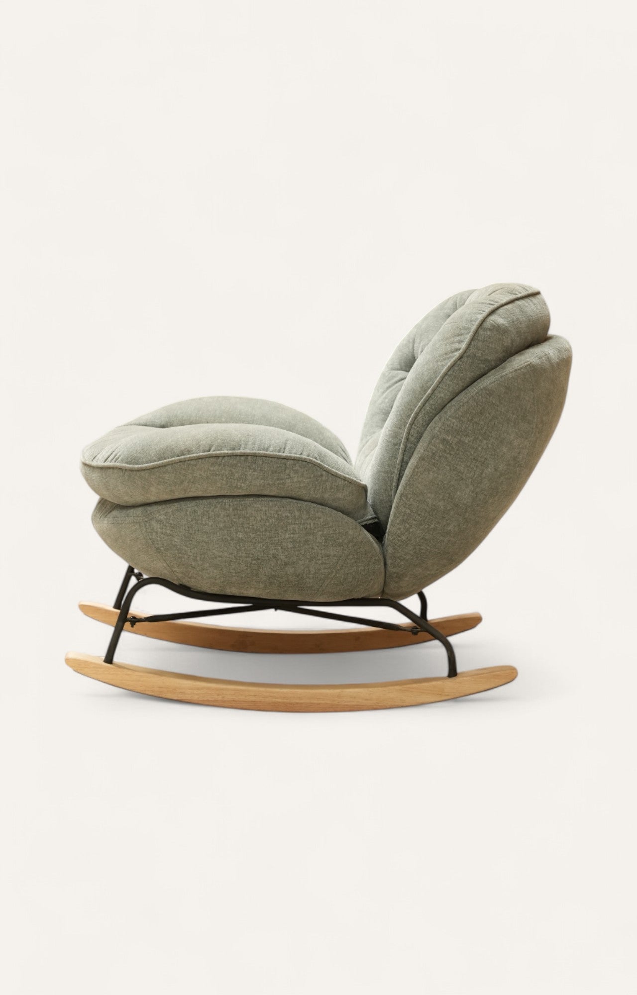 Modern Upholstered Rocking Chair