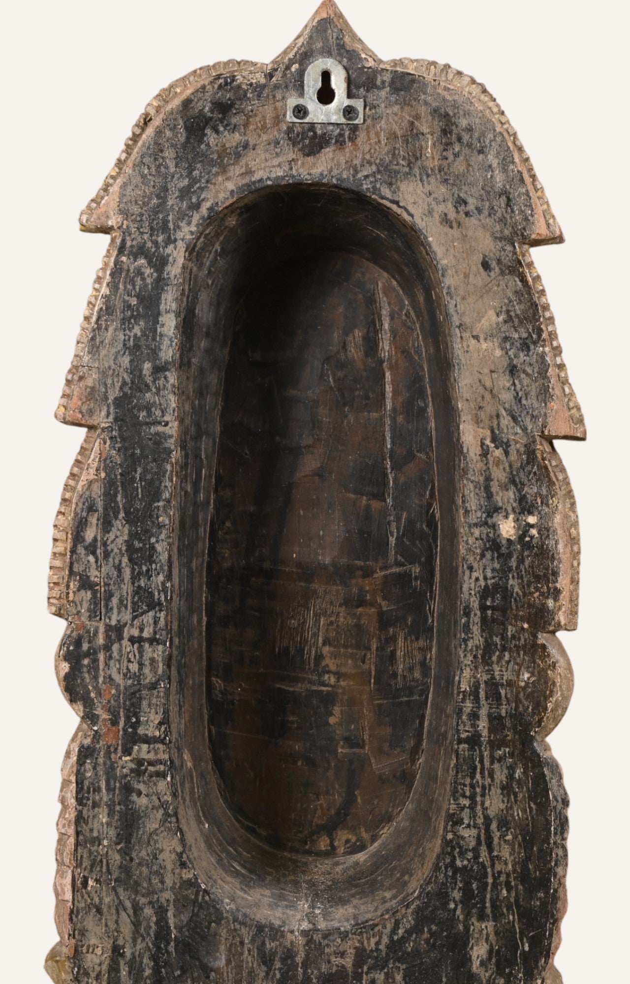 Traditional Hand-Carved Wooden Wall Mask