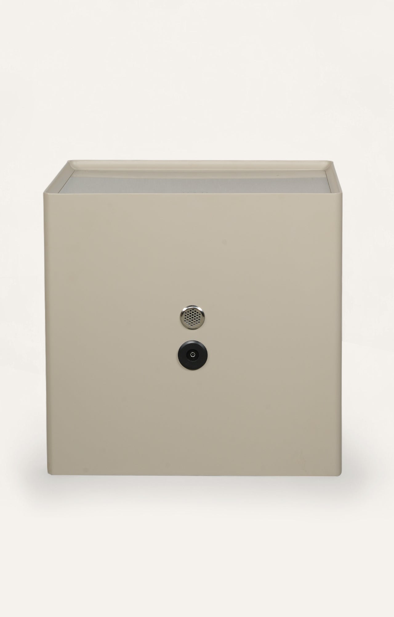 Taupe Three-Drawer Modern Dresser