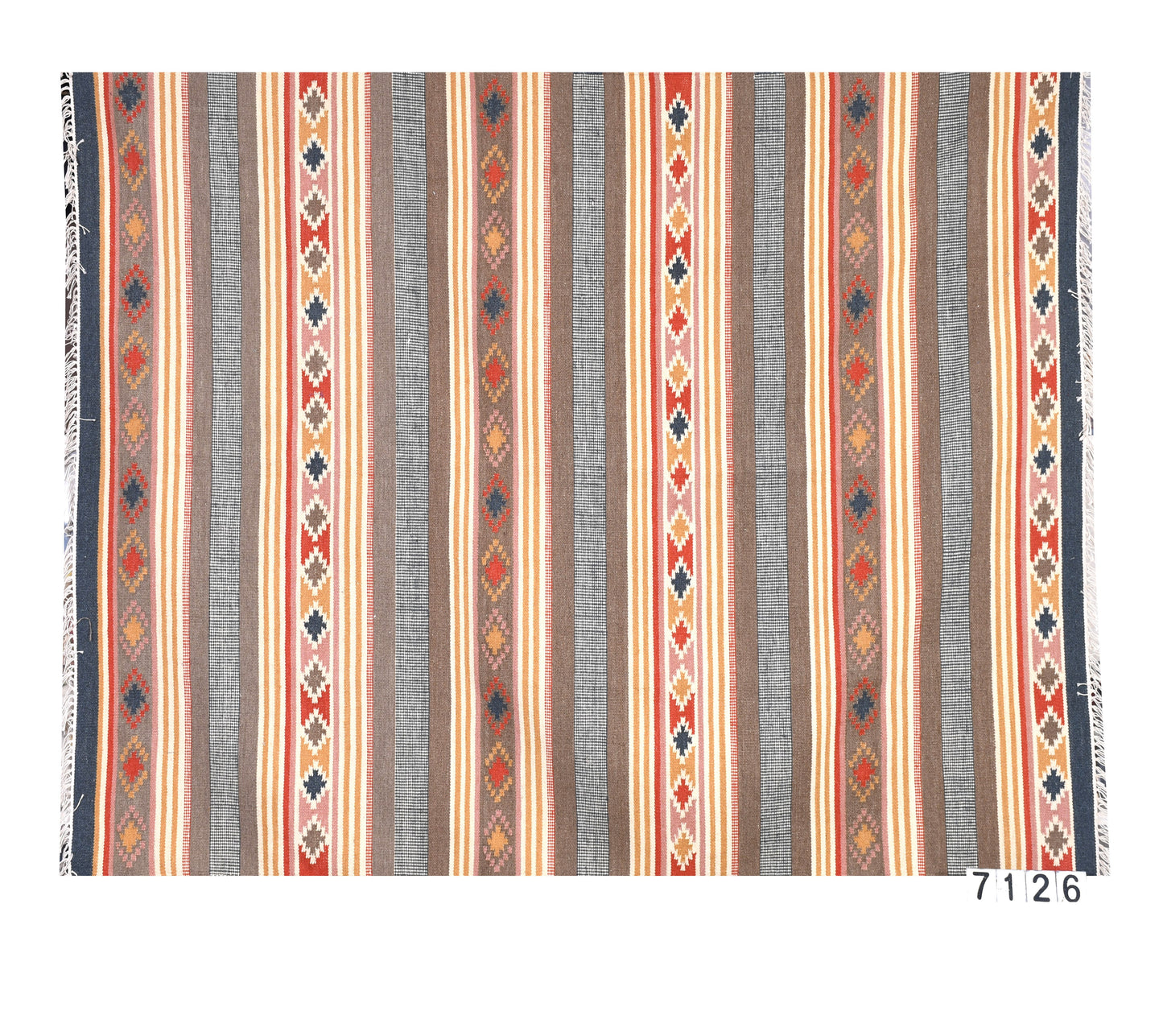 Turkish Kilim Vintage Woolen Rug