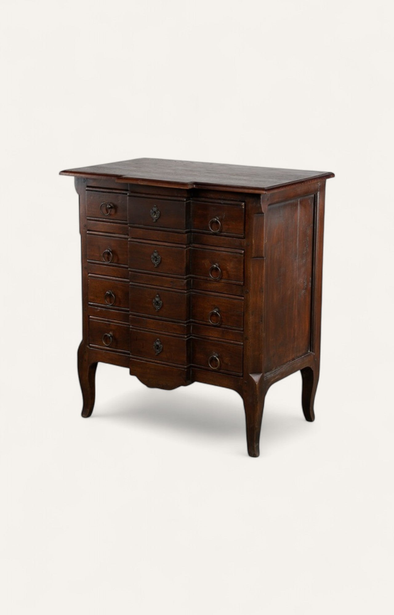 English 4-Drawer Wooden Chest