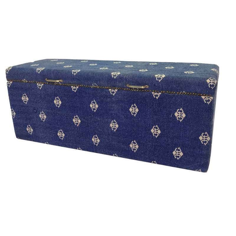 Hand Block Printed Storage Trunk