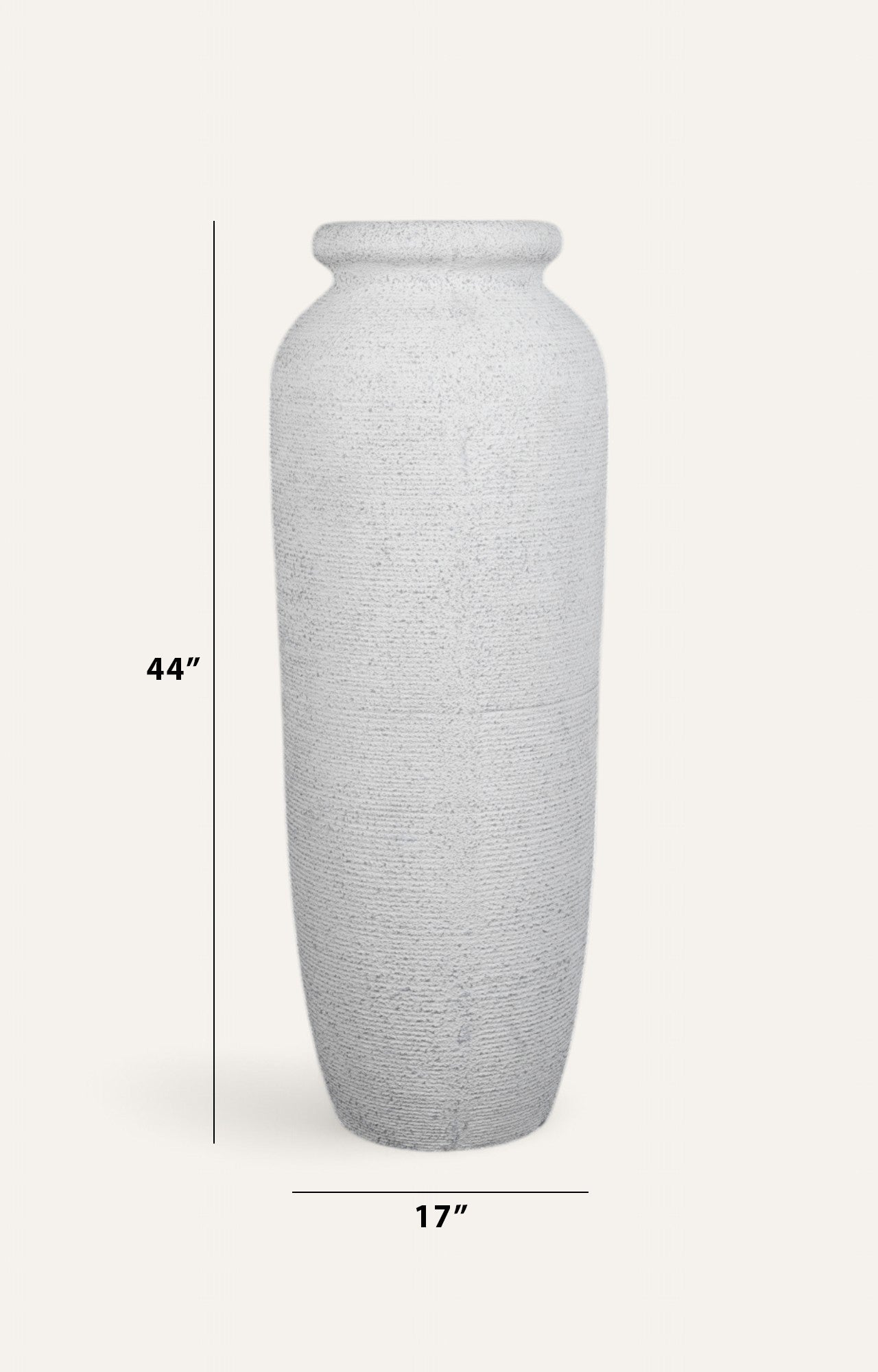 White resin Planter Big