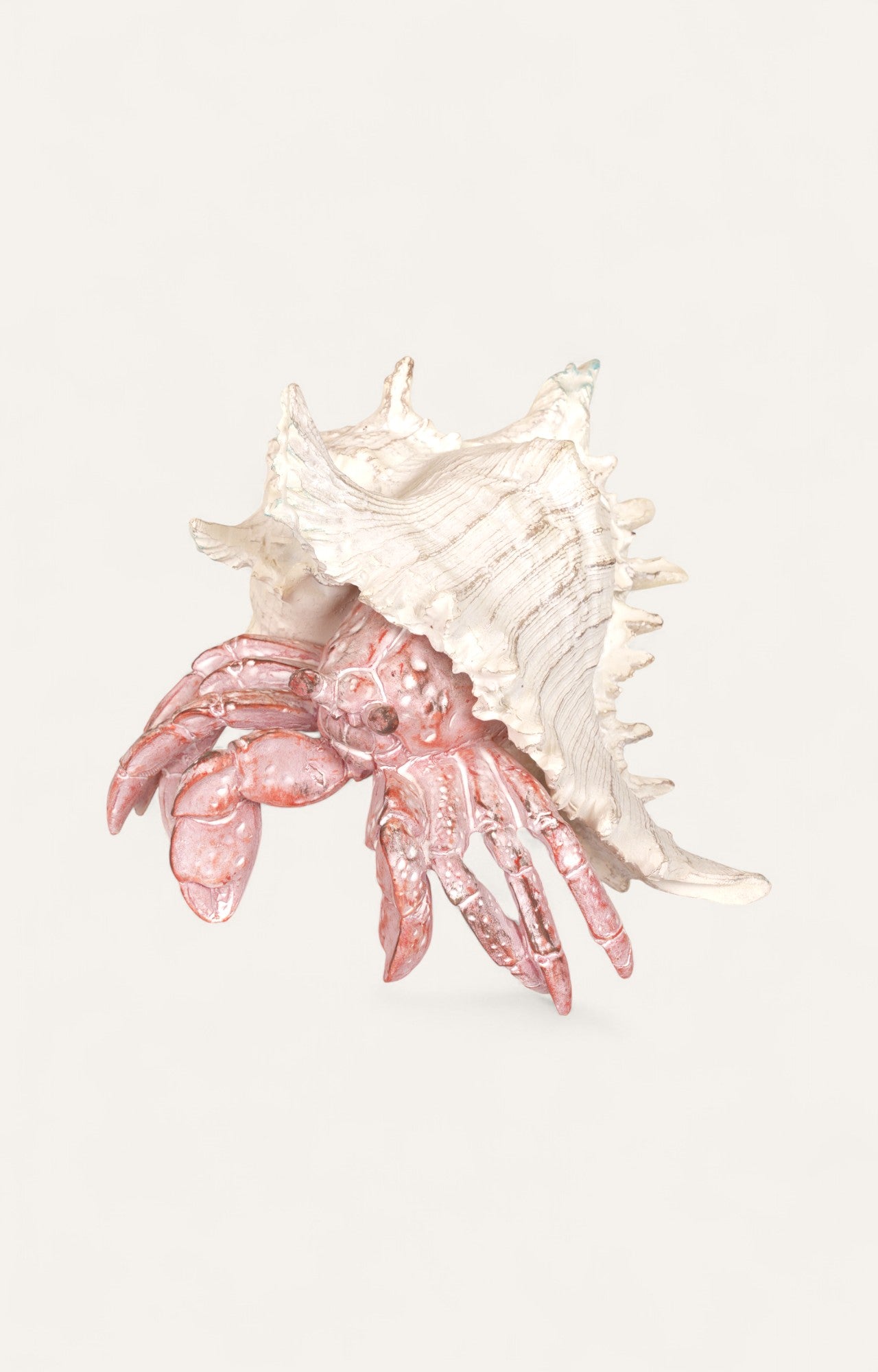 Polyresin Crab Figurine Coastal Decor- Big