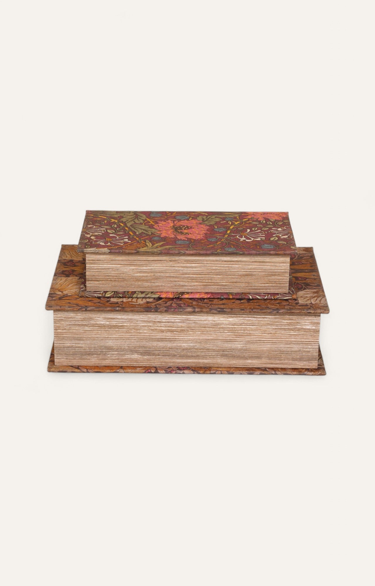 Floral Vintage Book Storage Box Set