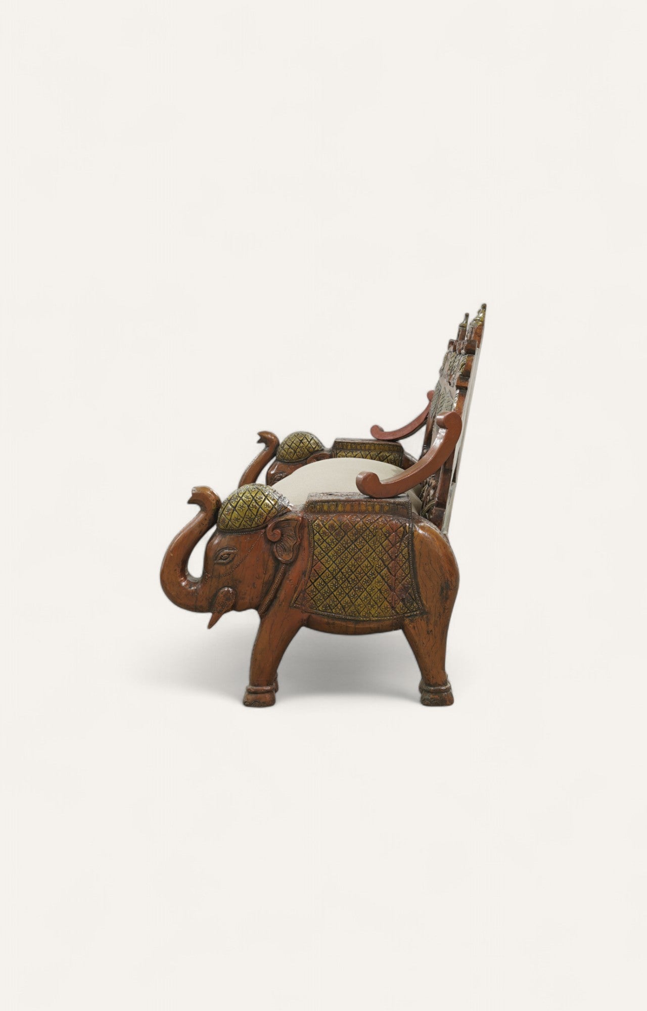 Elephant-Back Mango Wood Settee
