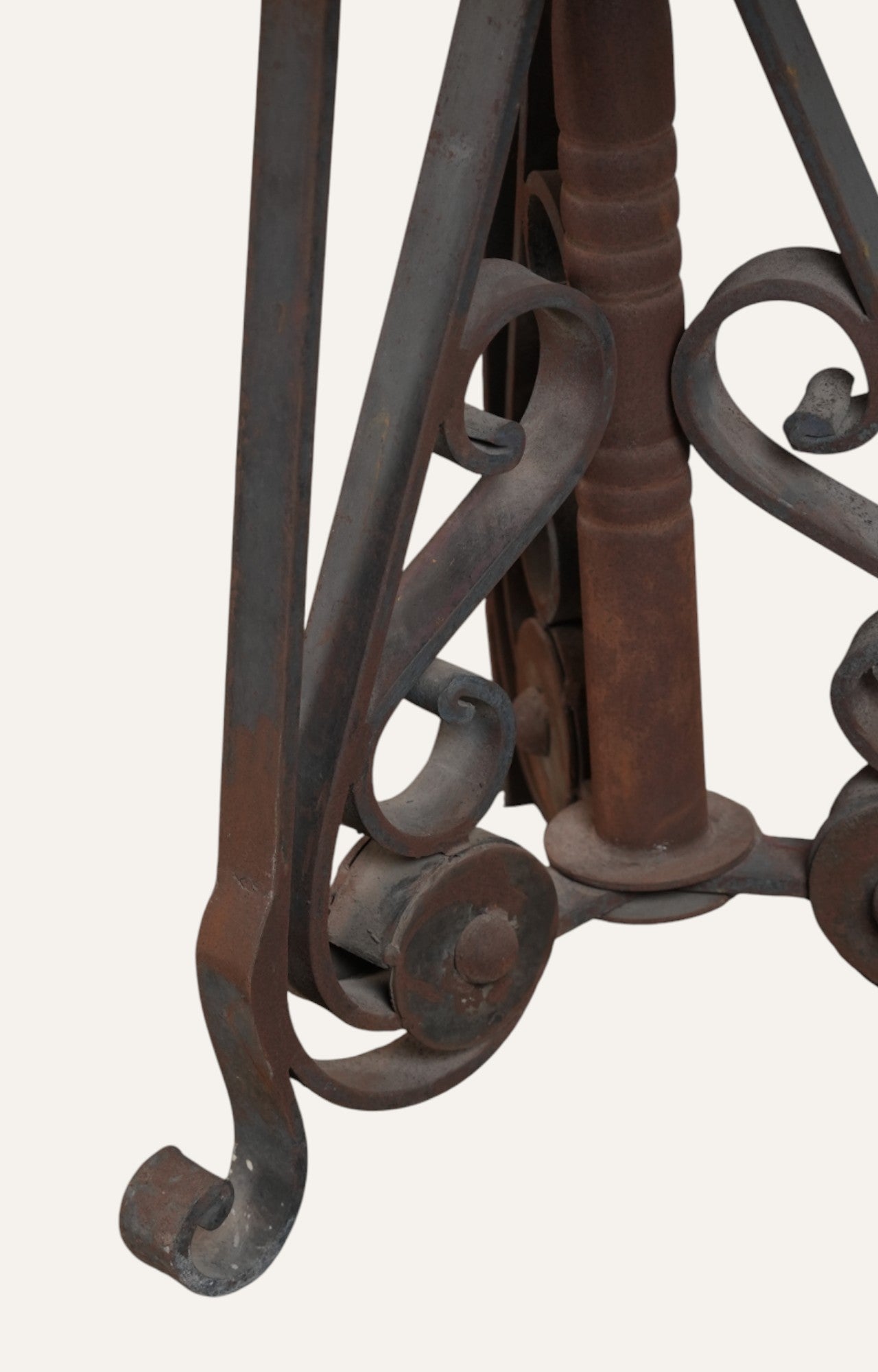 Marble Top With Metal Base Table