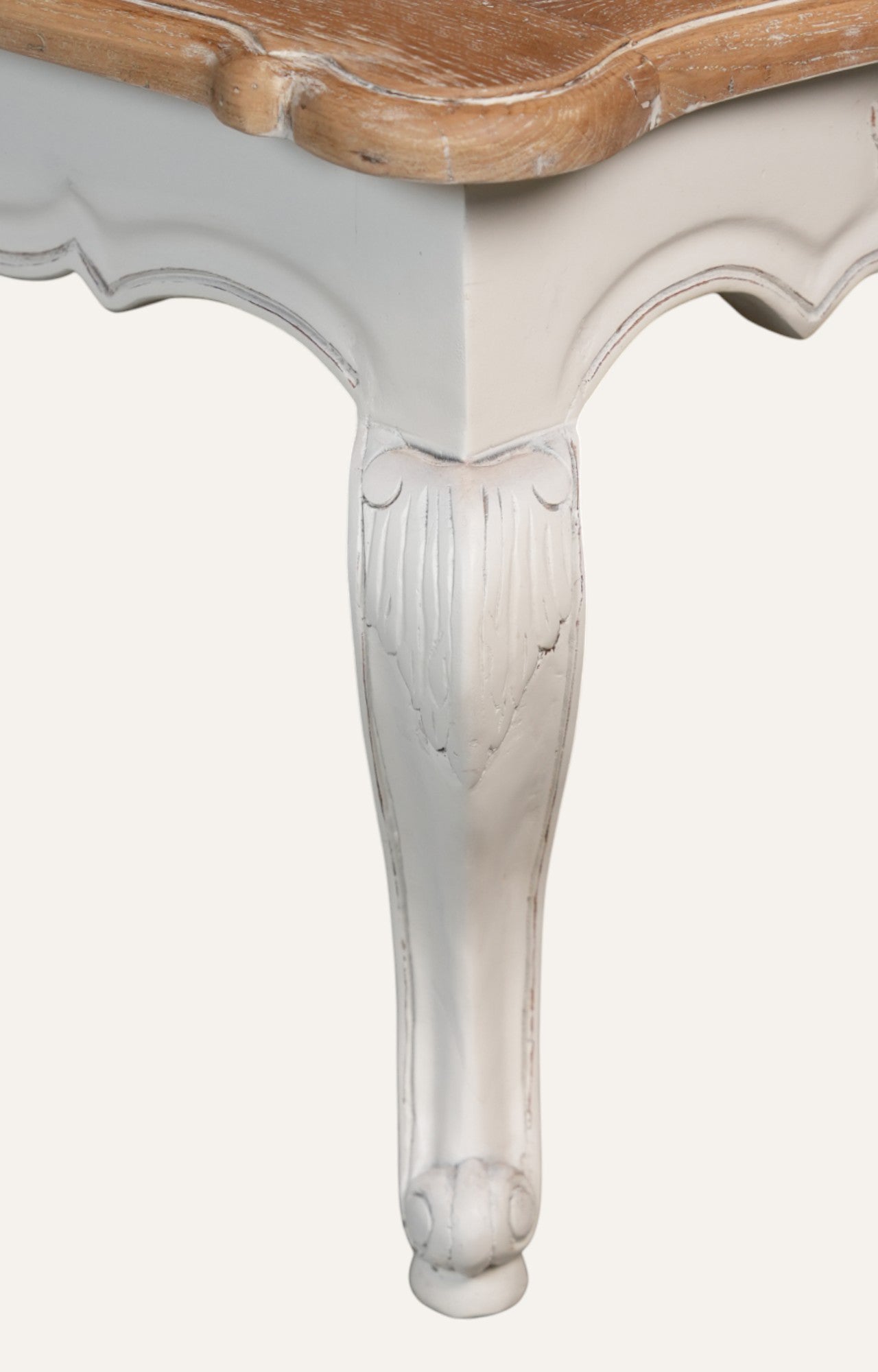 French carved parquet top table