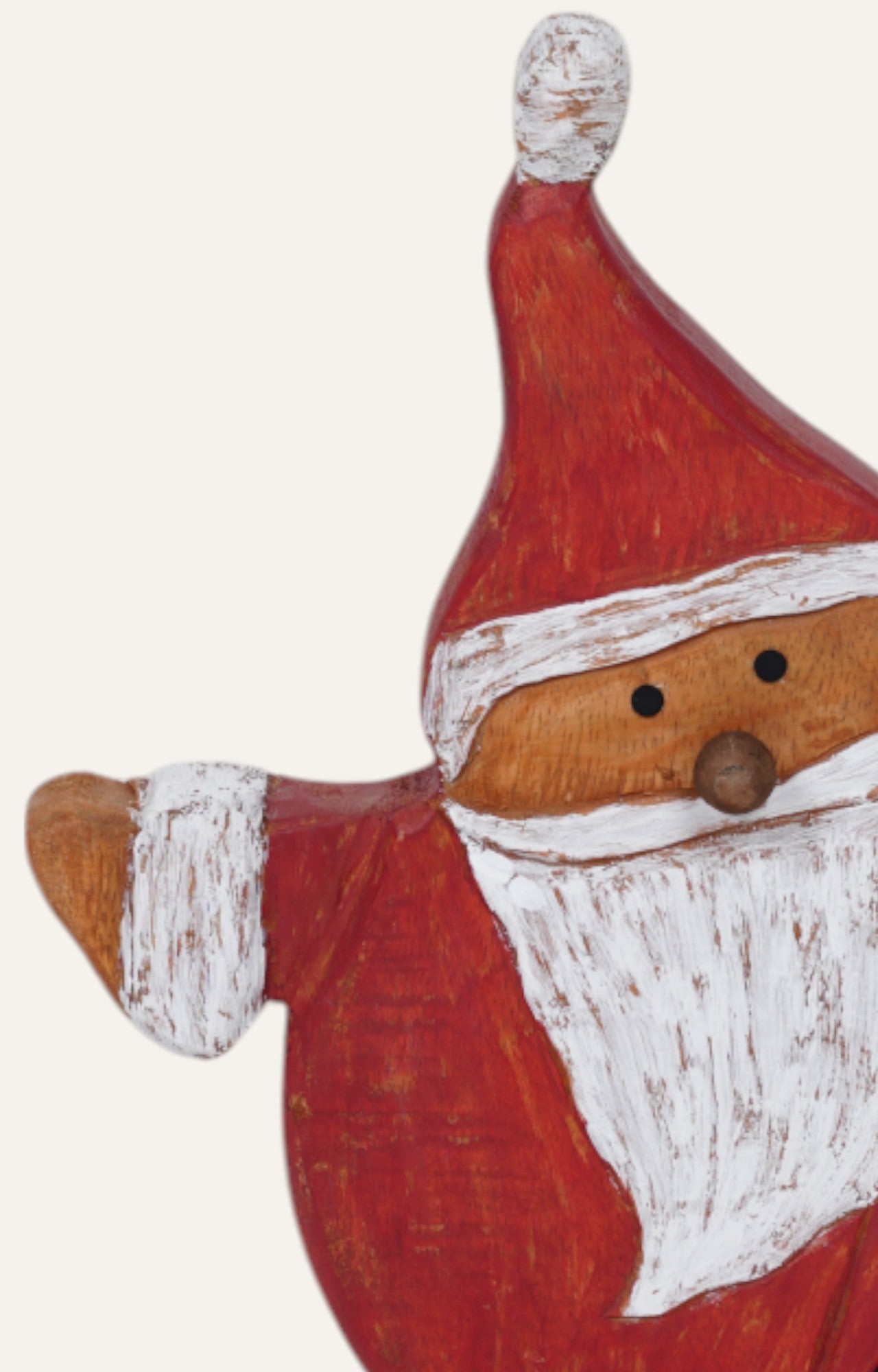 Noel Cute Santa Claus, Wooden Decor
