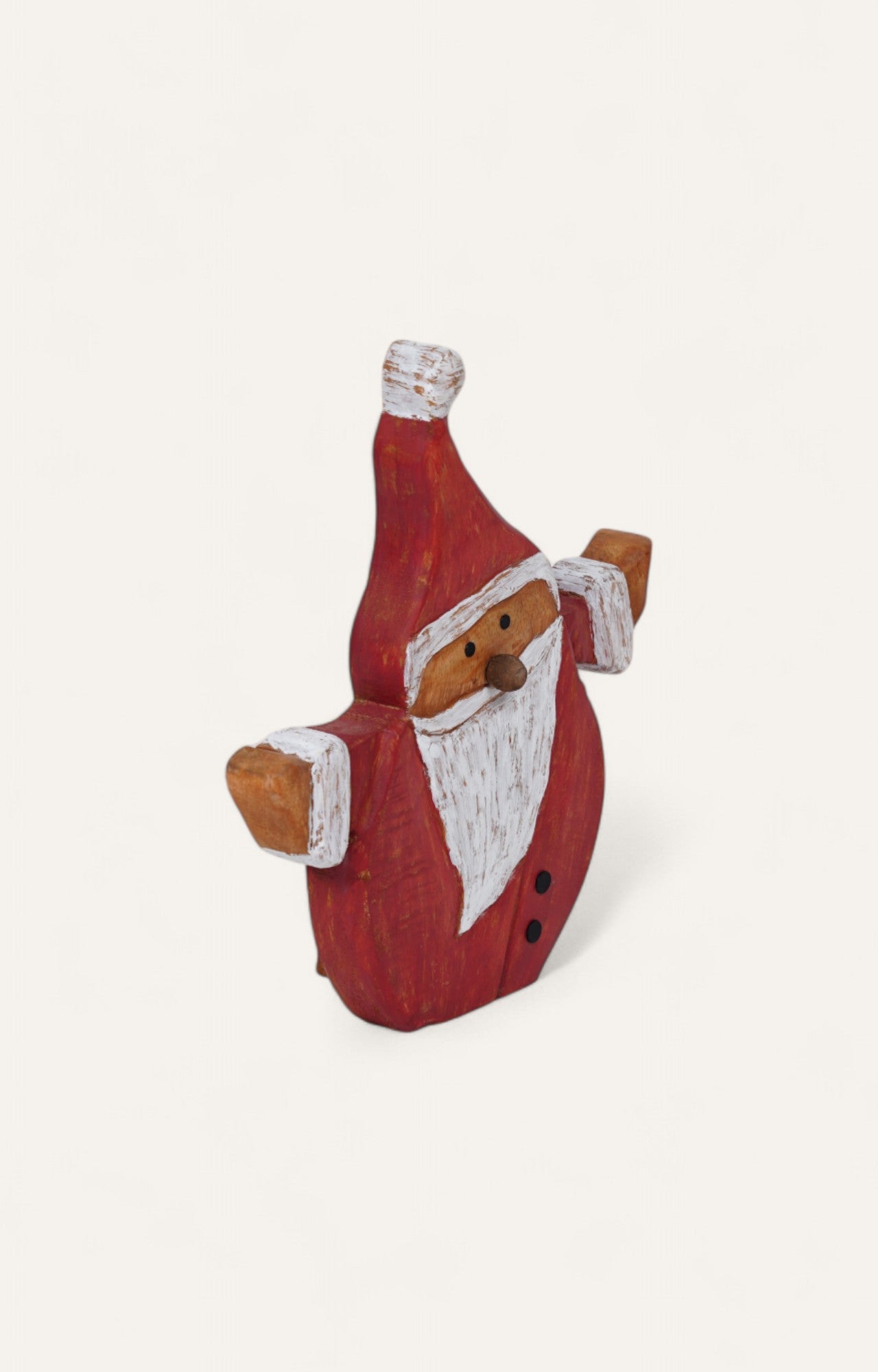 Noel Cute Santa Claus, Wooden Decor