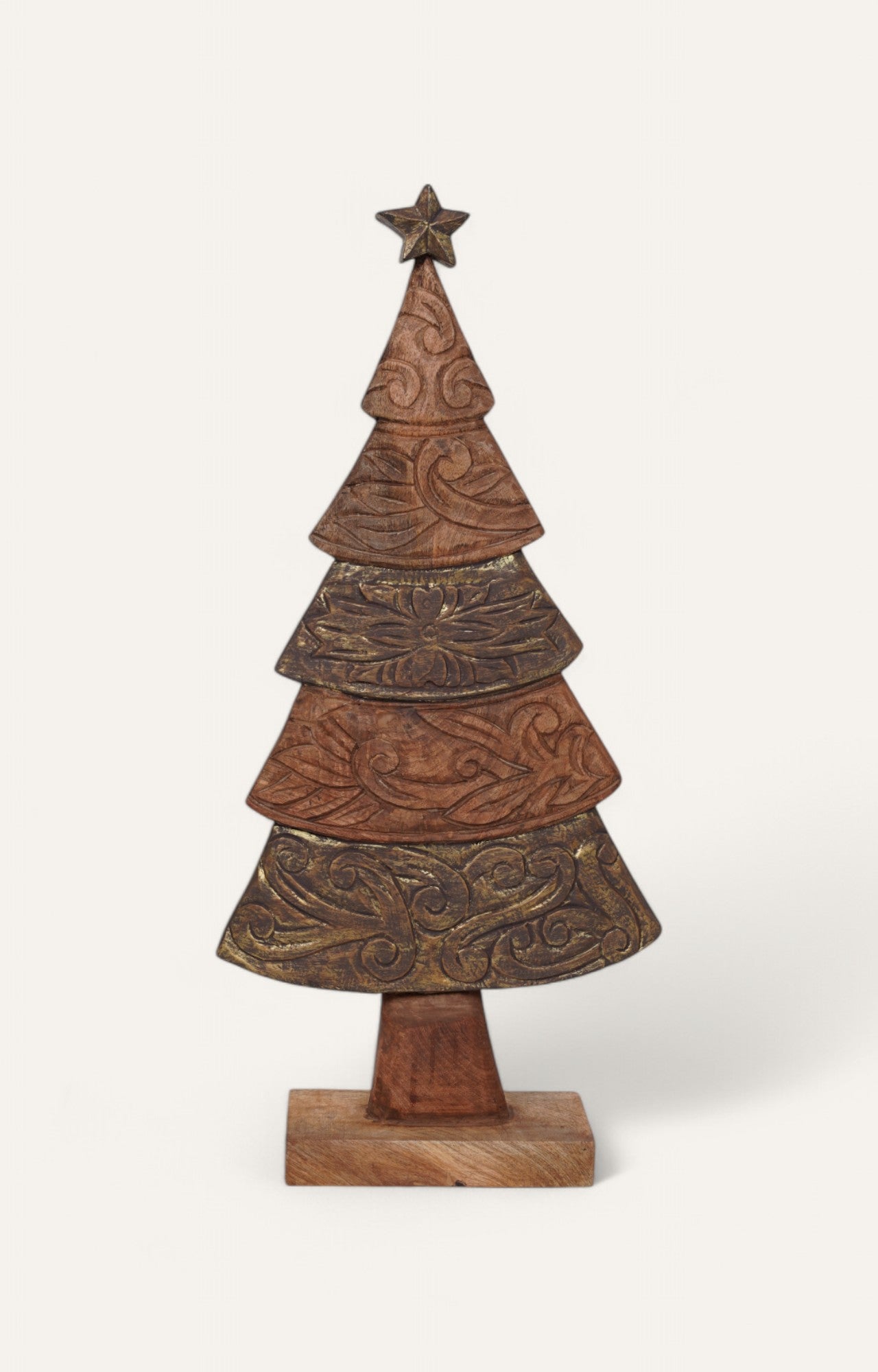 Dendron Ellegant - Christmas Tree with Star Set of 2