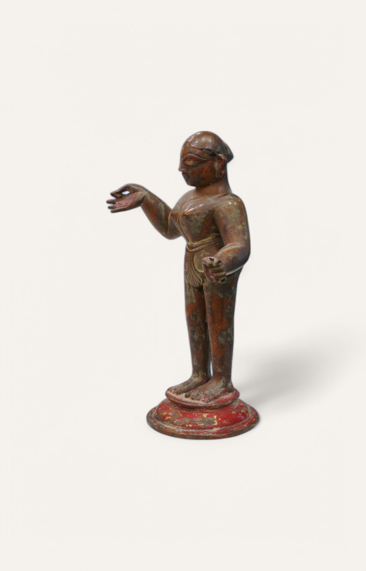 Brass India Tribal Women Vintage Statue Handcrafted Tabletop