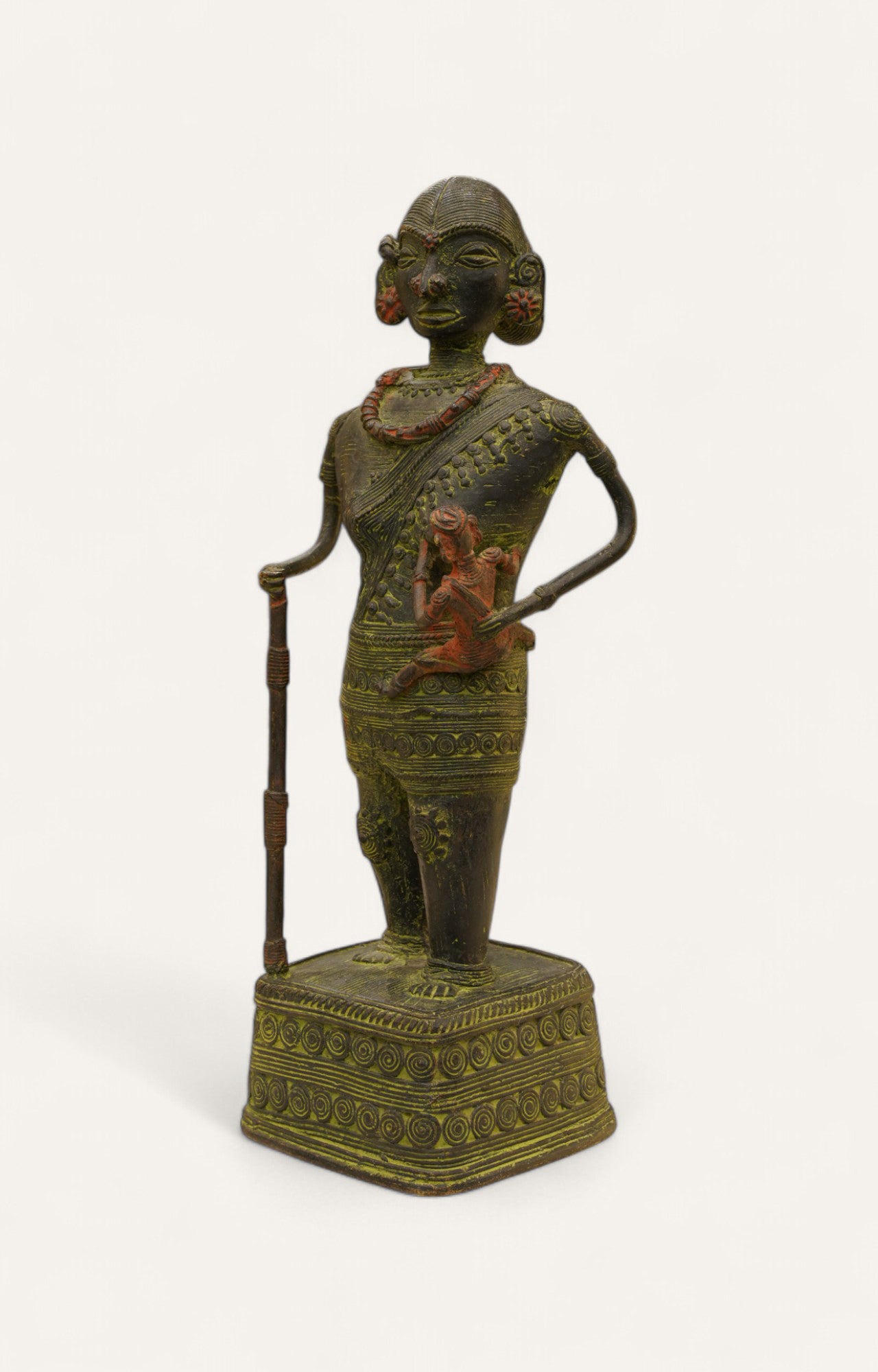 Dhokra Tribal Handcrafted Motherhood Life Bronze Figurine Home Décor