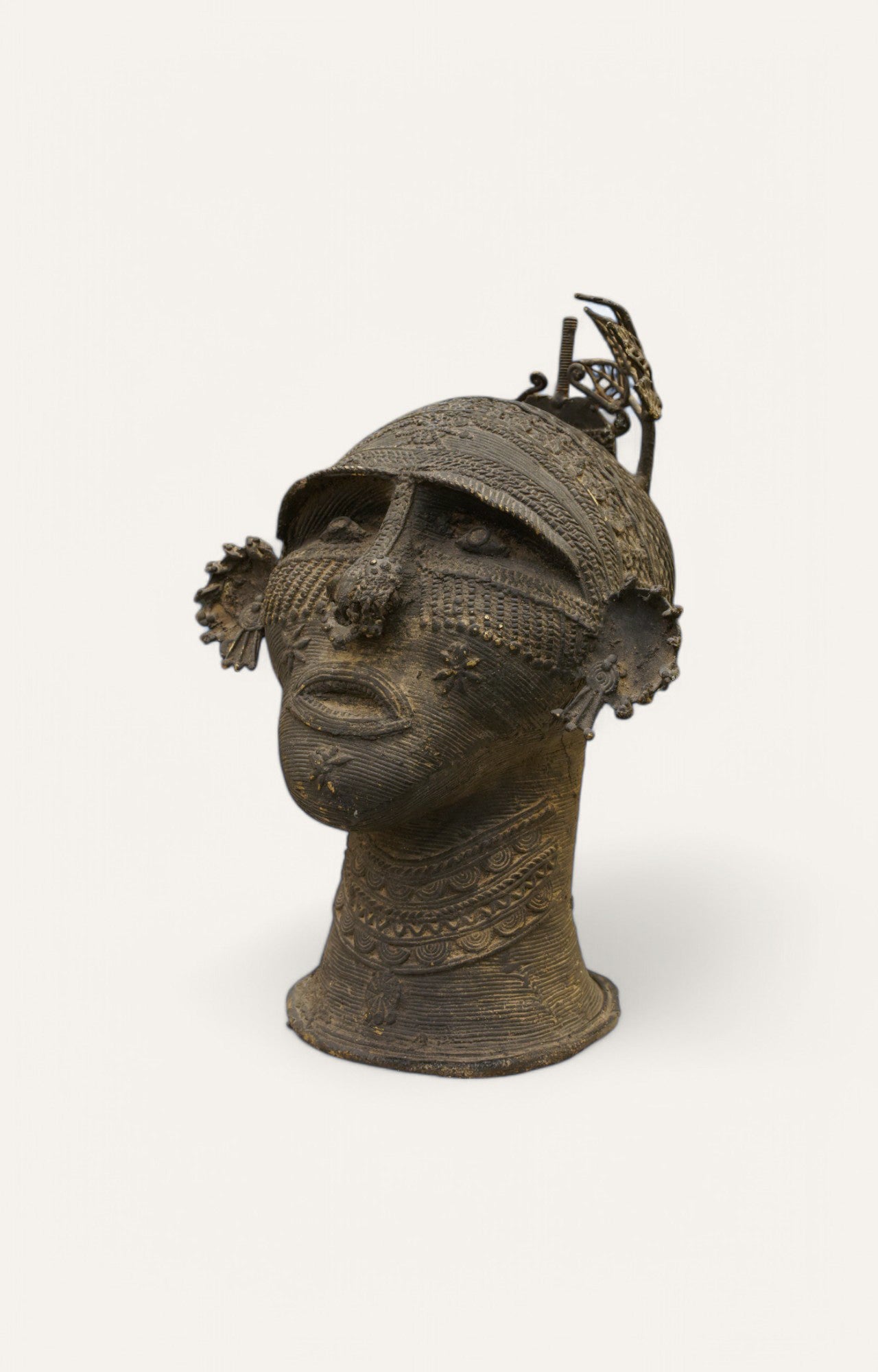 Queen Dhokra Tribal  Handcrafted Brass Figurine Vintage Sculpture Home Décor