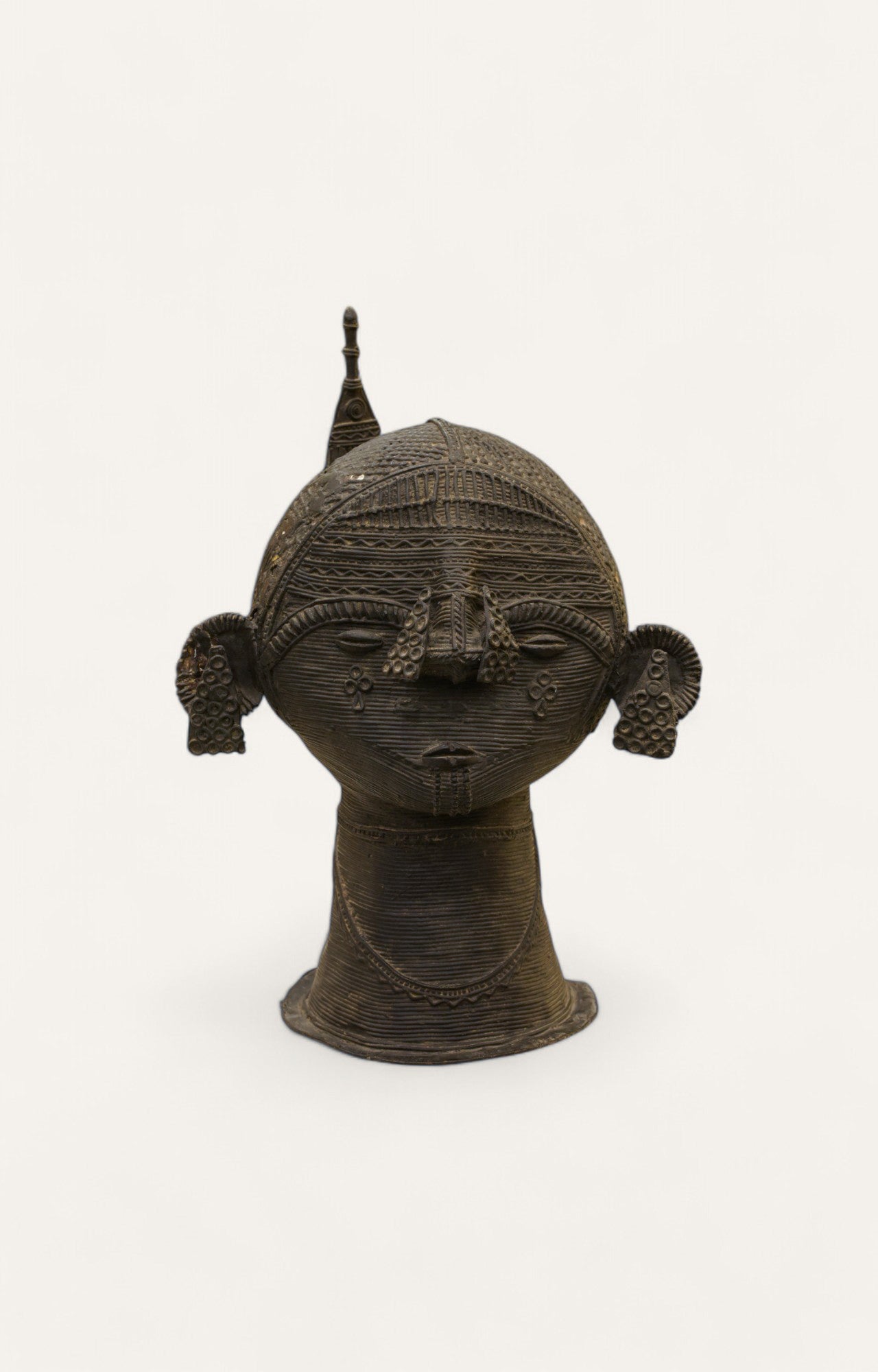 Dhokra Tribal Brass Bust Handcrafted Vintage Sculpture Home Décor