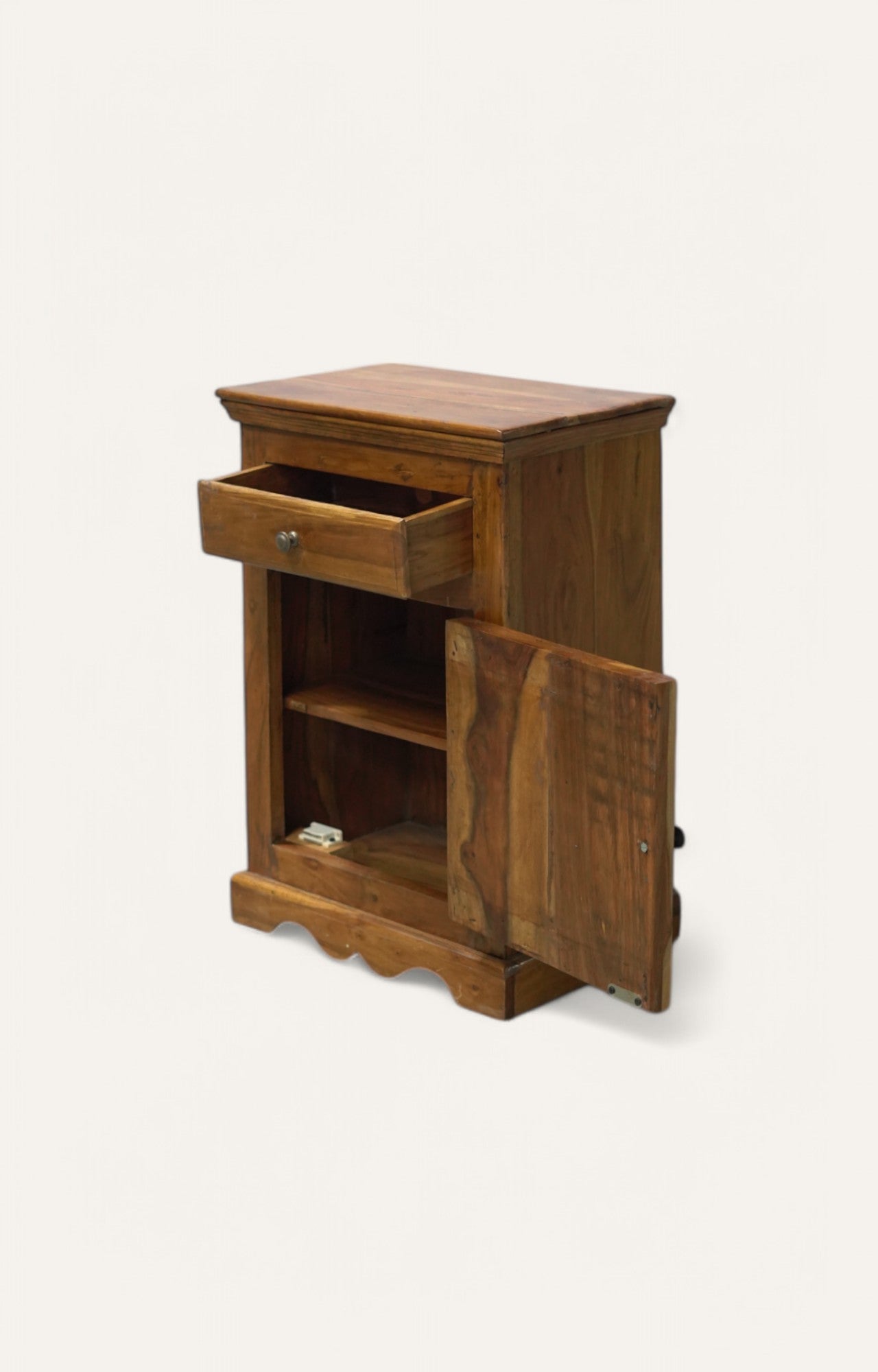 Flora Hand-Carved Wooden Cabinet