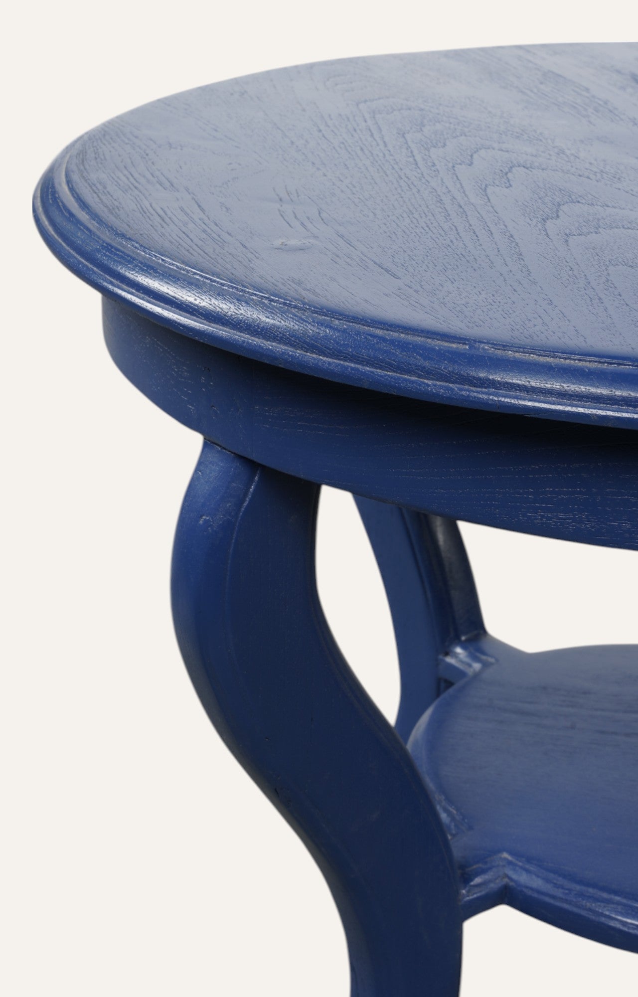 Round Wooden Side Table