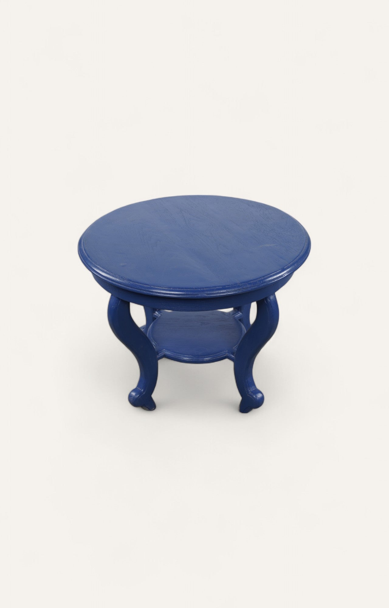 Round Wooden Side Table
