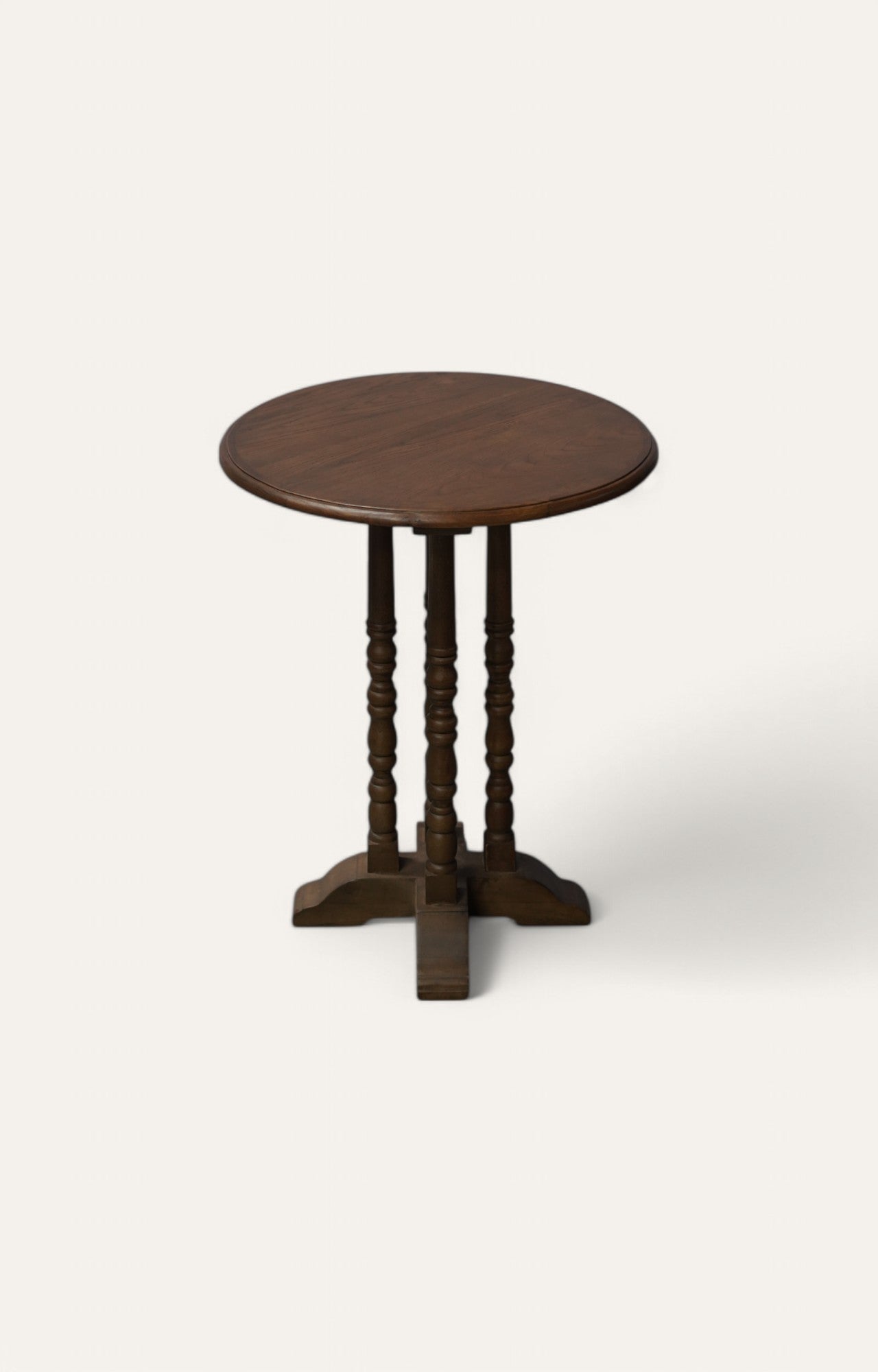 Tri spindle side table