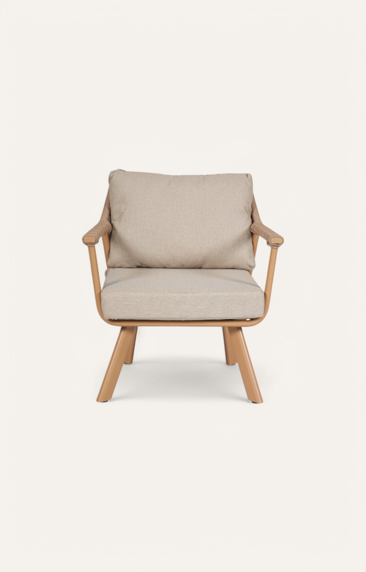 Serene Metal and Nylon Rope 4 Seater Outdoor Sofa Set