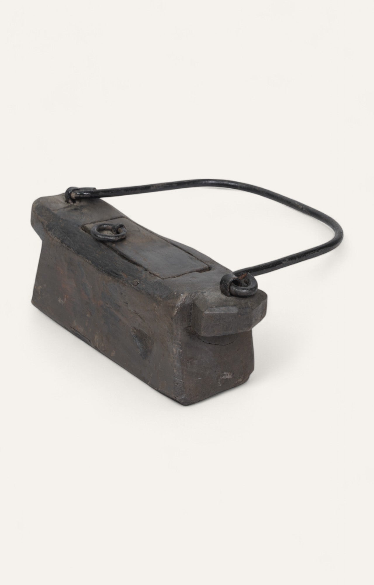 Vintage Teak Wood Money Box