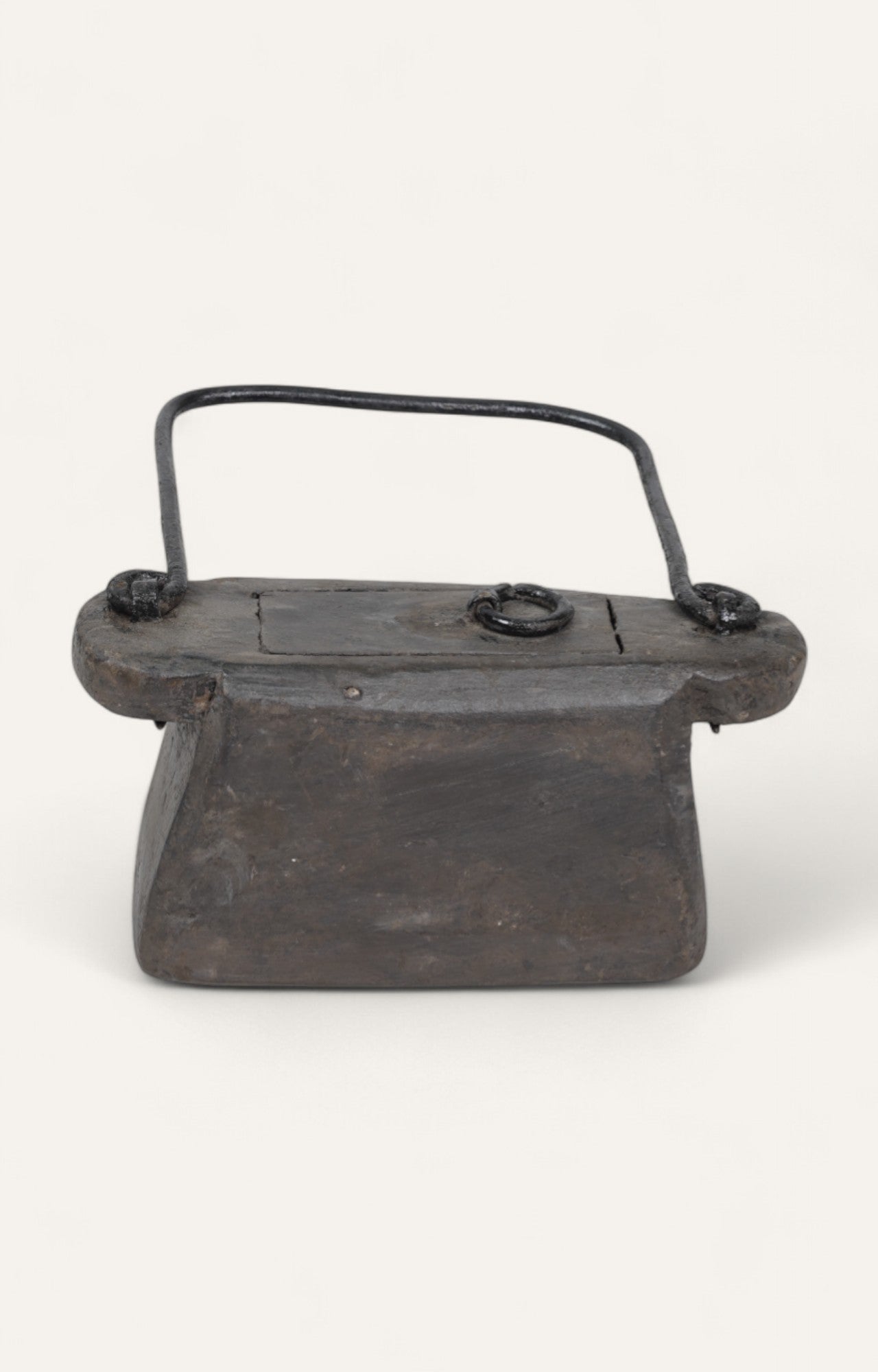 Angular Teak Box Table Decor