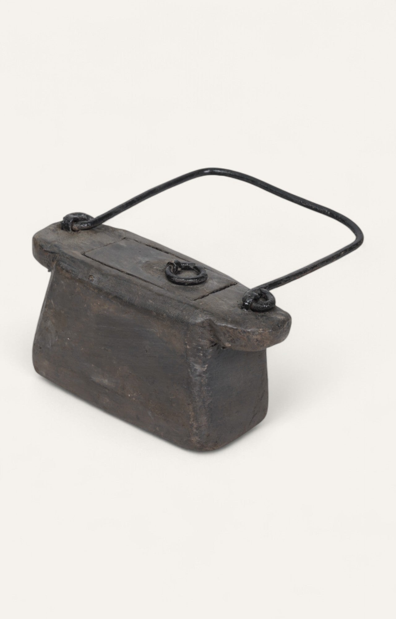 Angular Teak Box Table Decor