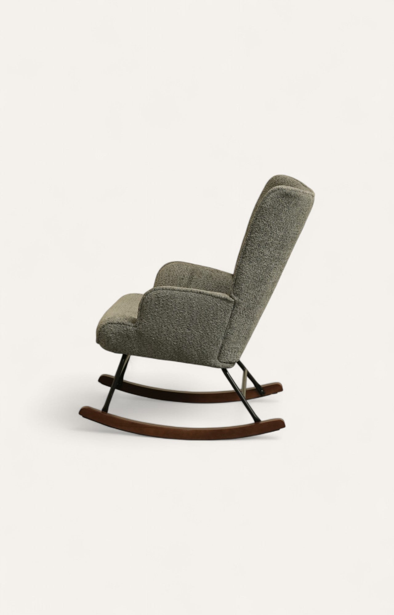 Solacing Boucle Rocking Chair