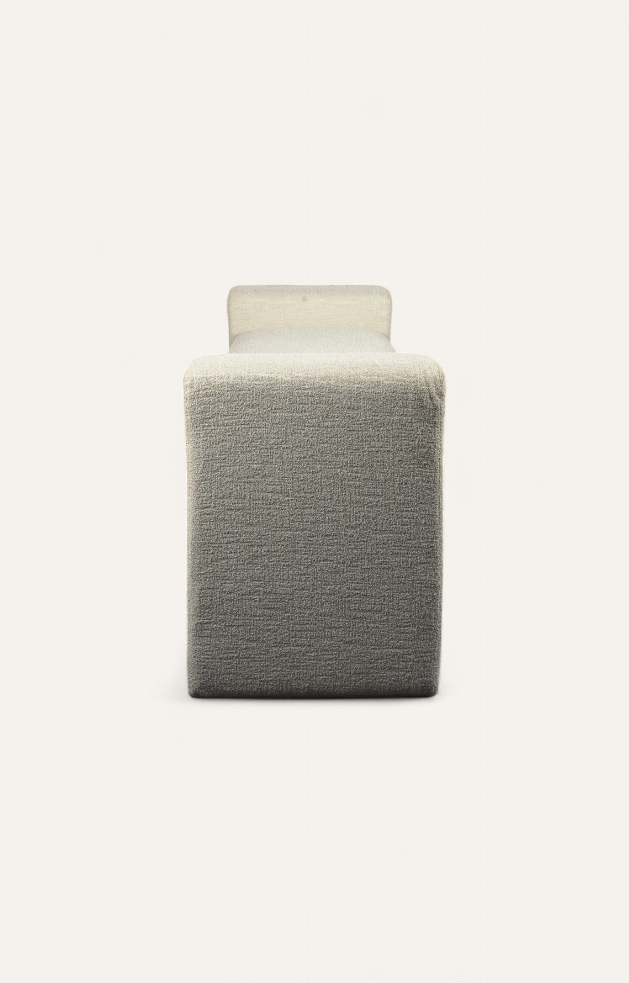 Modern Boucle Upholstered Bench