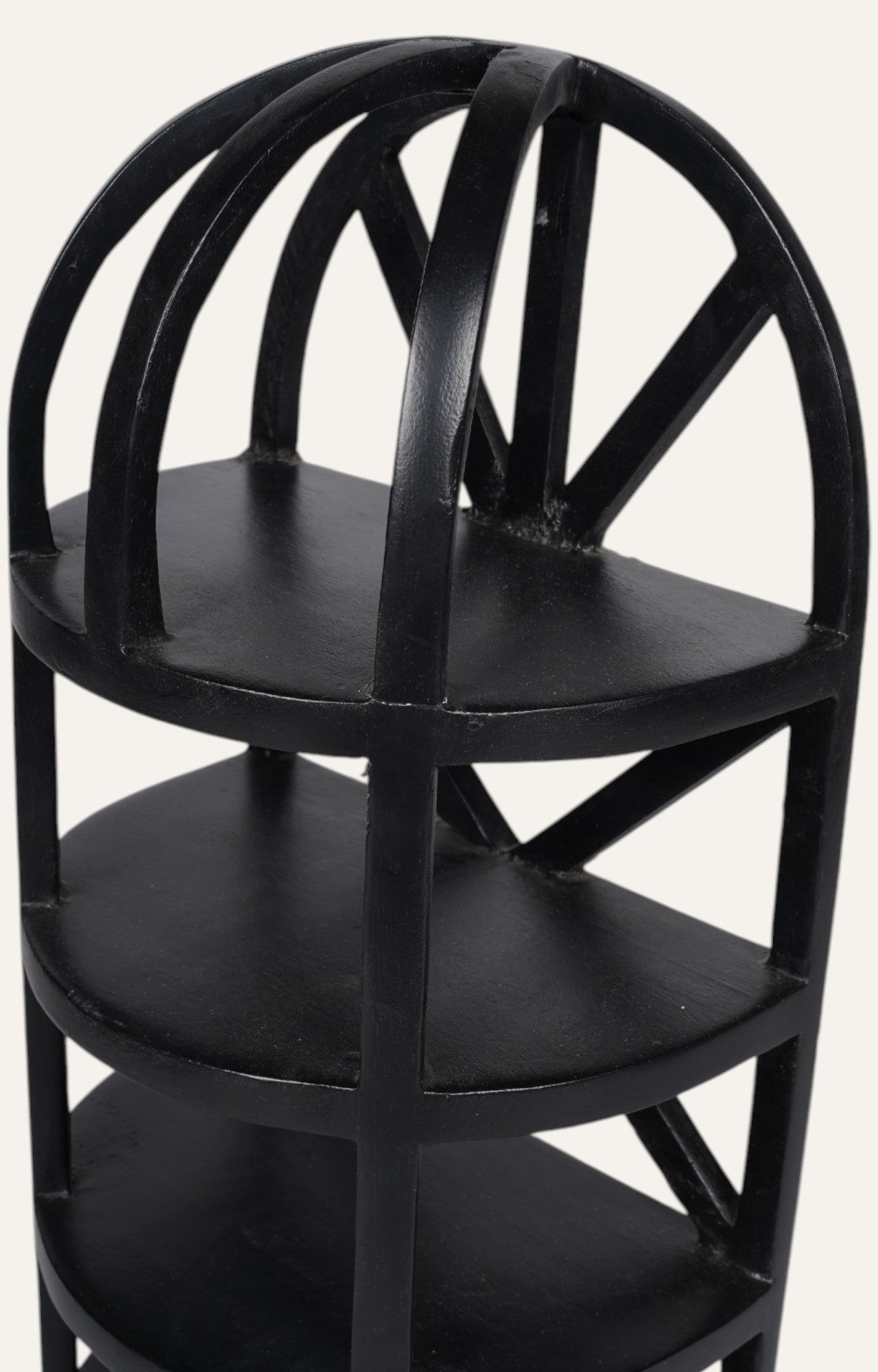 Arched Mini Book Tower in Black