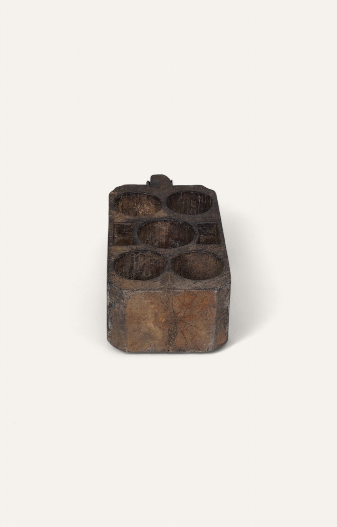 Char Block Candle Tray