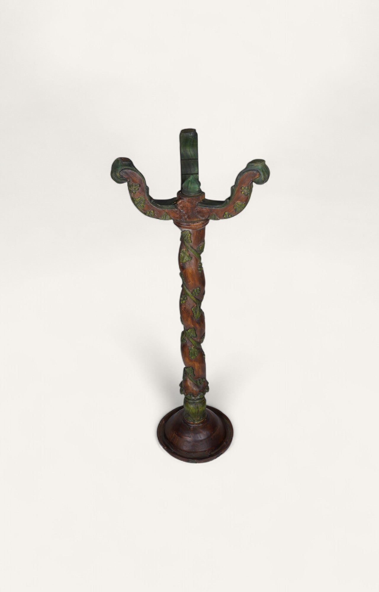 Verdant Vine Wooden Coat Hanger